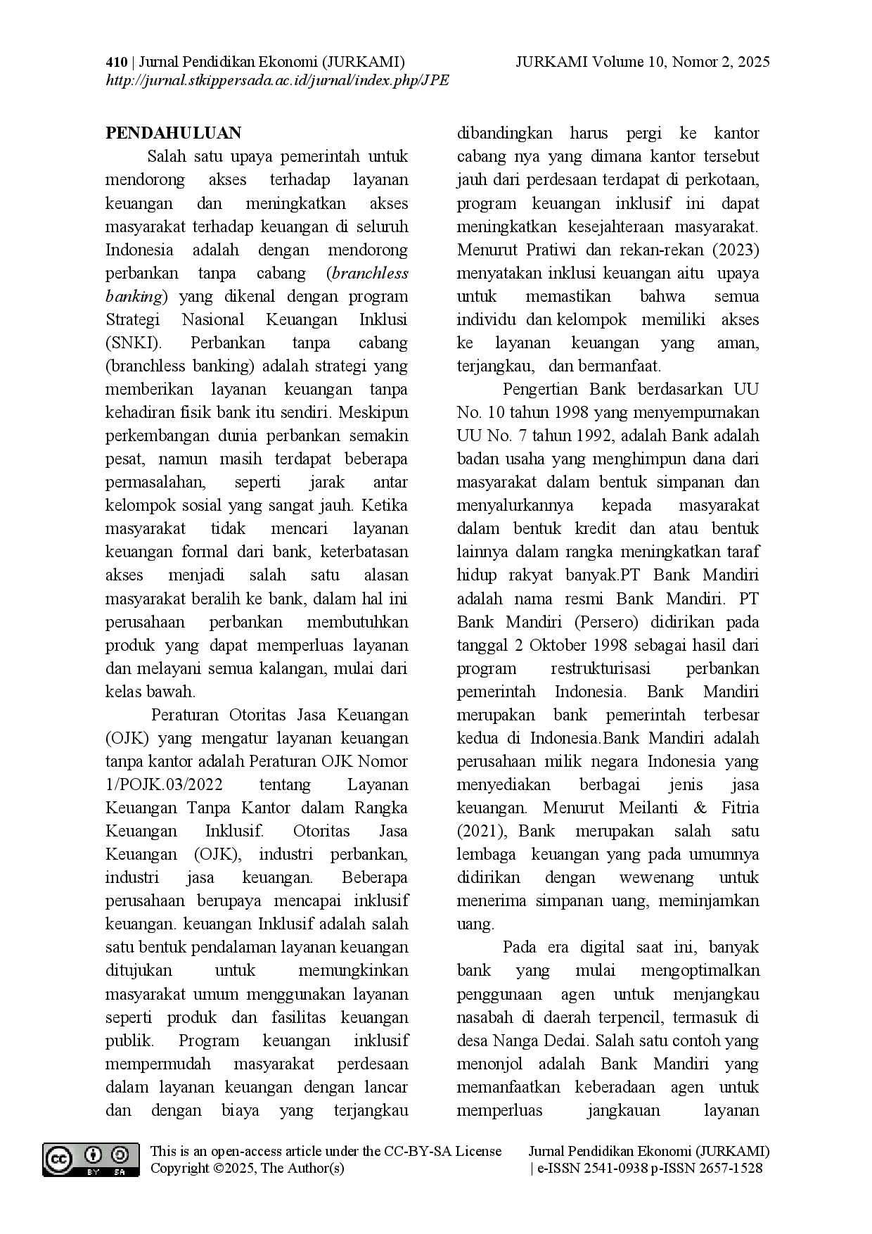 juris Analisis Keputusan Nasabah Menggunakan Mandiri Agen Di Desa Nanga Dedai Kecamatan Dedai Kabupaten Sintang