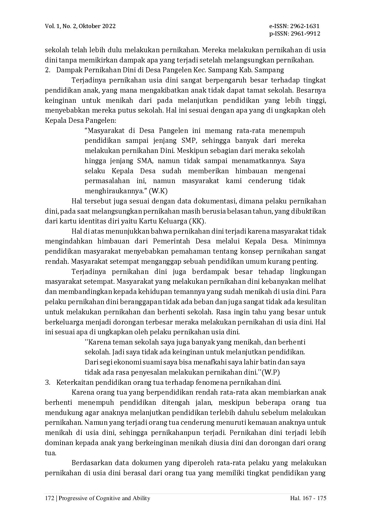 juris Pendidikan Orang Tua terhadap Pernikahan Dini Akibat Pemalsuan Umur