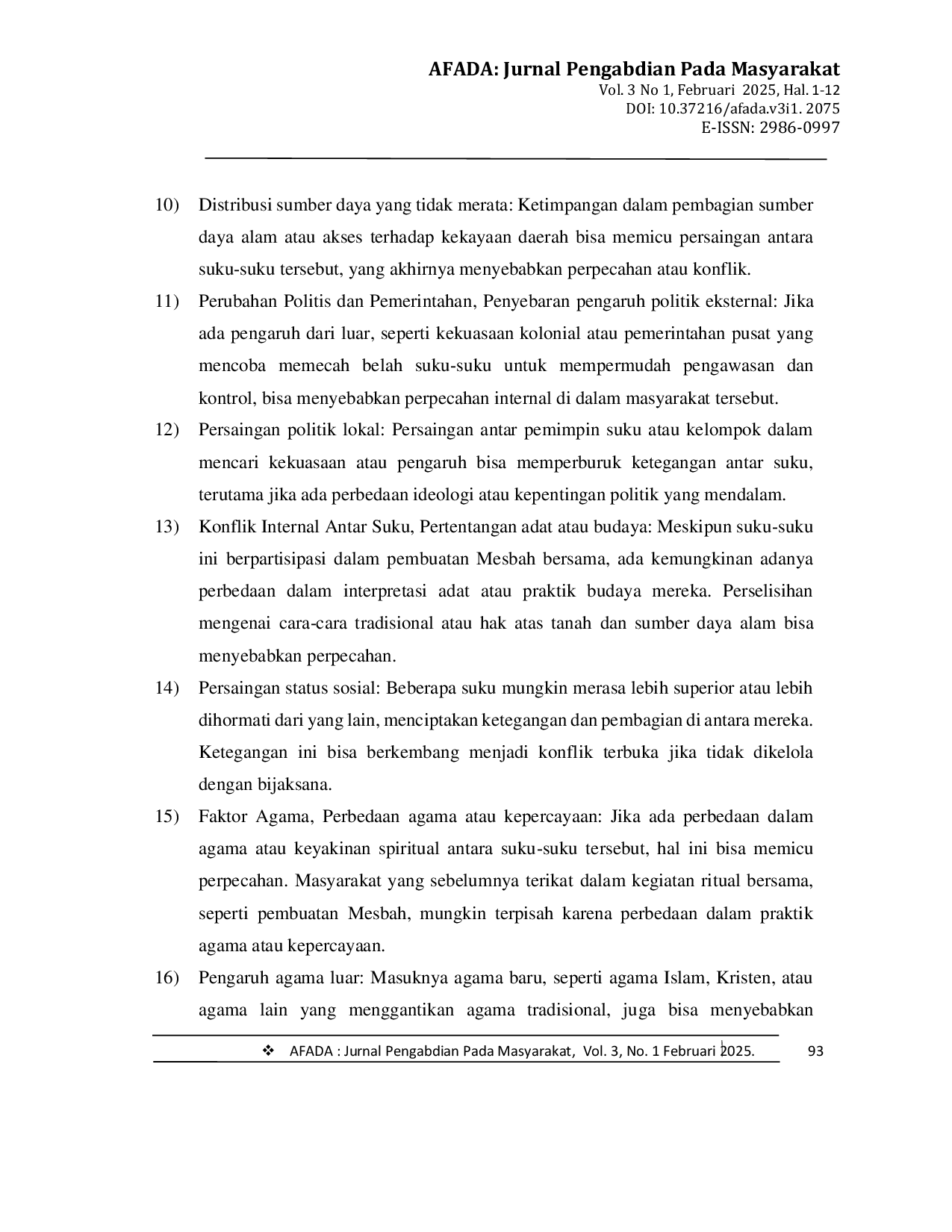 JURIS Sejarah Pembuatan Mesbah Atau Dor Di Kelurahan Moru Kecamatan Alor Barat Daya Kabupaten Alor