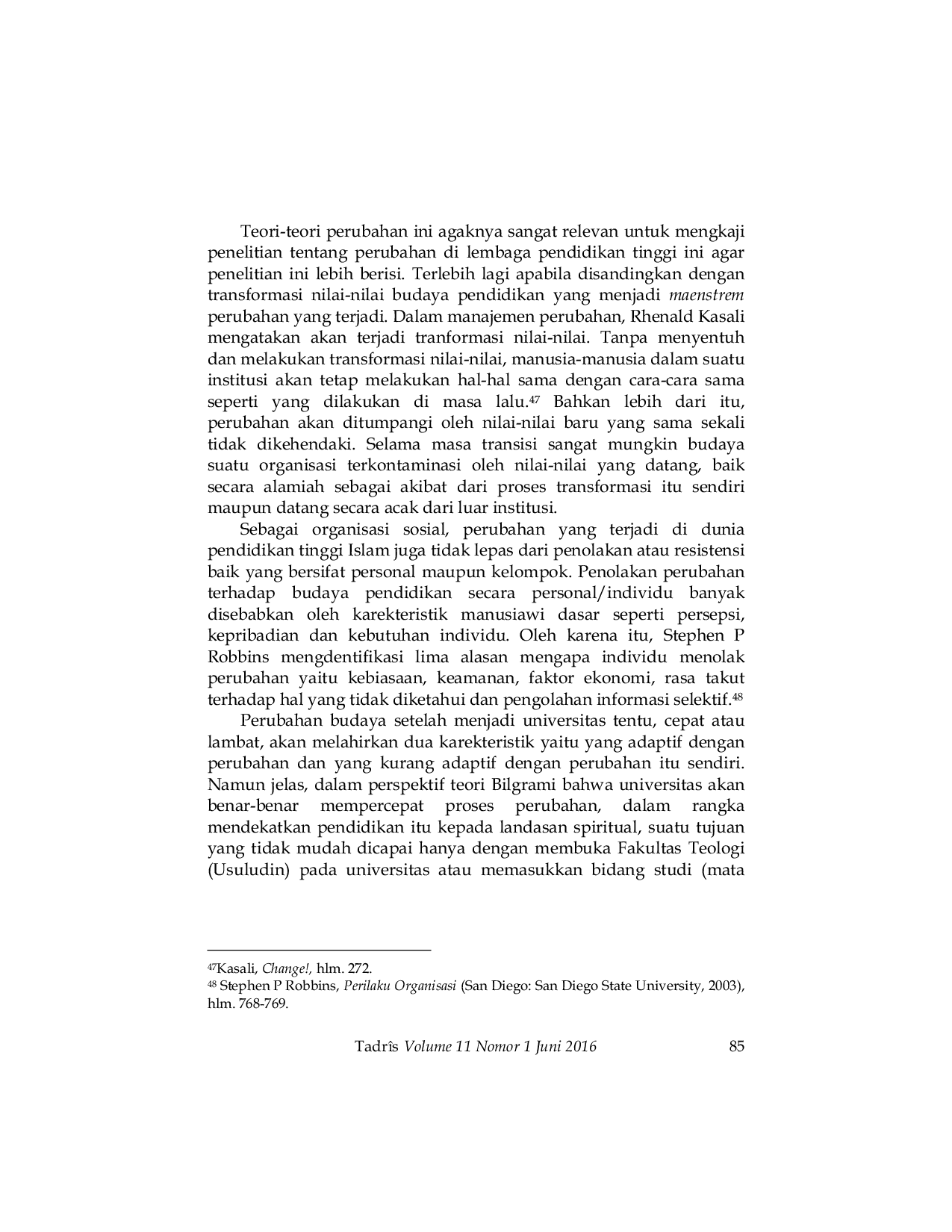 JURIS Urgensi Pendidikan Integratif Nondikotomik Di Perguruan Tinggi Islam