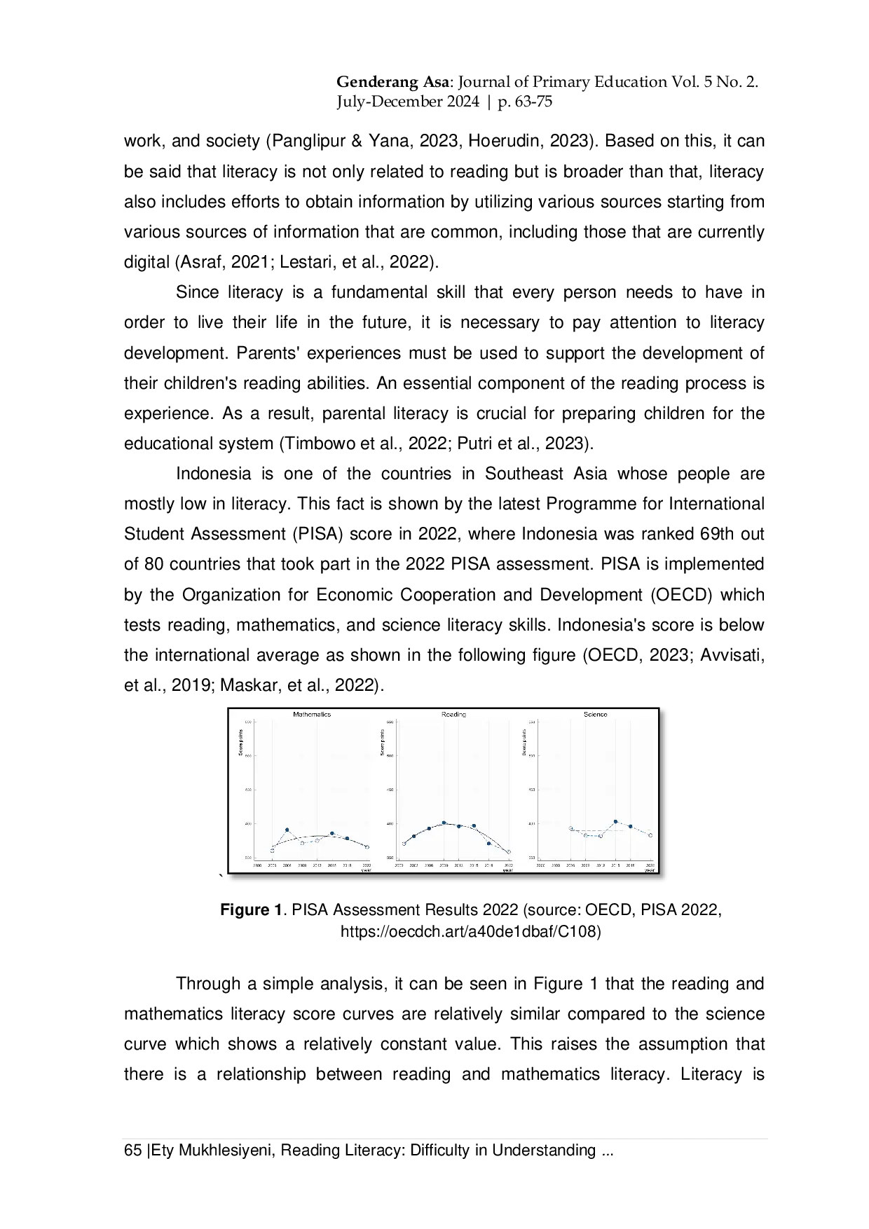 JURIS Reading Literacy Difficulty In Understanding Problems In Mathematical Problem Solving