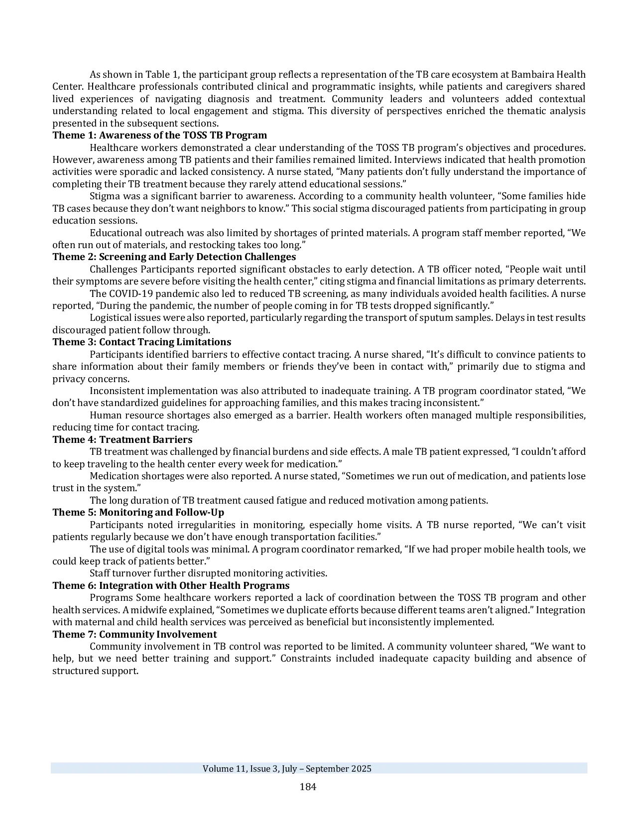 juris The Temukan Obati Sampai Sembuh TOSS Movement in Breaking Pulmonary Tuberculosis Transmission at Bambaira Health Center Pasangkayu