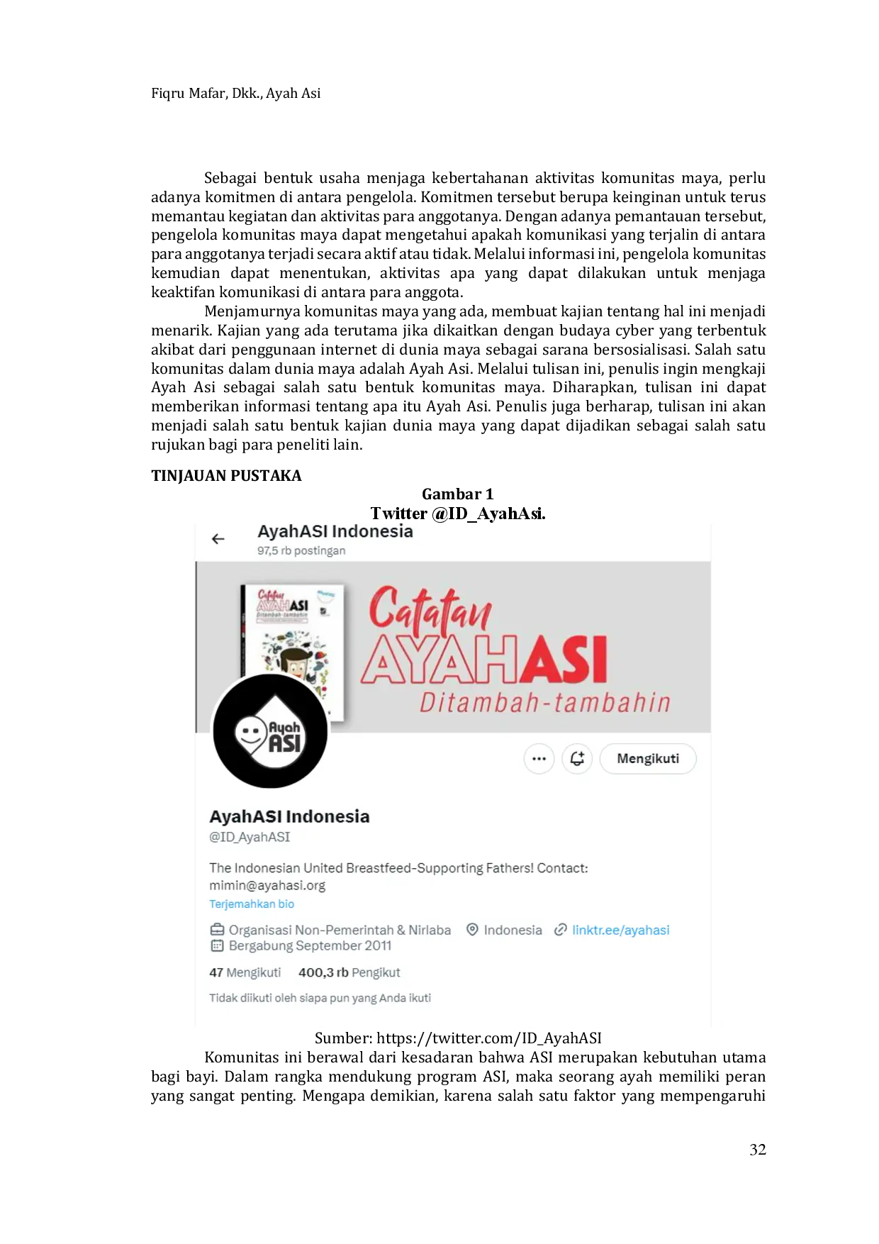 juris AYAH ASI Literasi ASI untuk Ayah lewat Dunia Maya