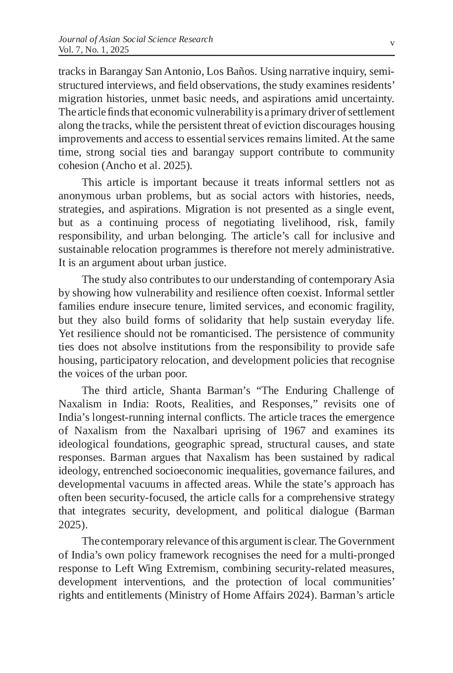 JURIS Editor s Introduction Agency Aspiration and Social Transformation in Contemporary Asia