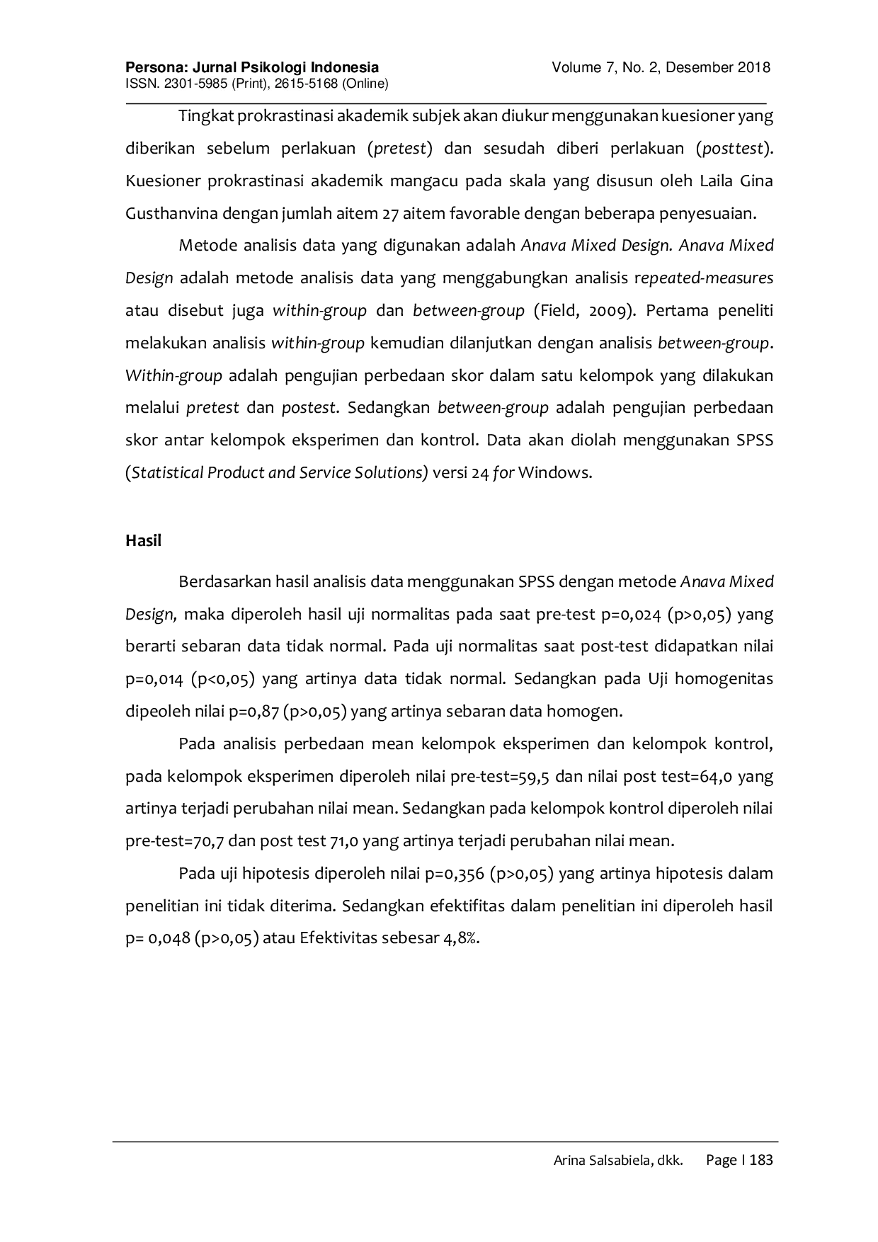 JURIS TRASI Training Motivasi Untuk Menurunkan Prokrastinasi Akademik Siswa Siswi MTs Madrasah Tranawiyah