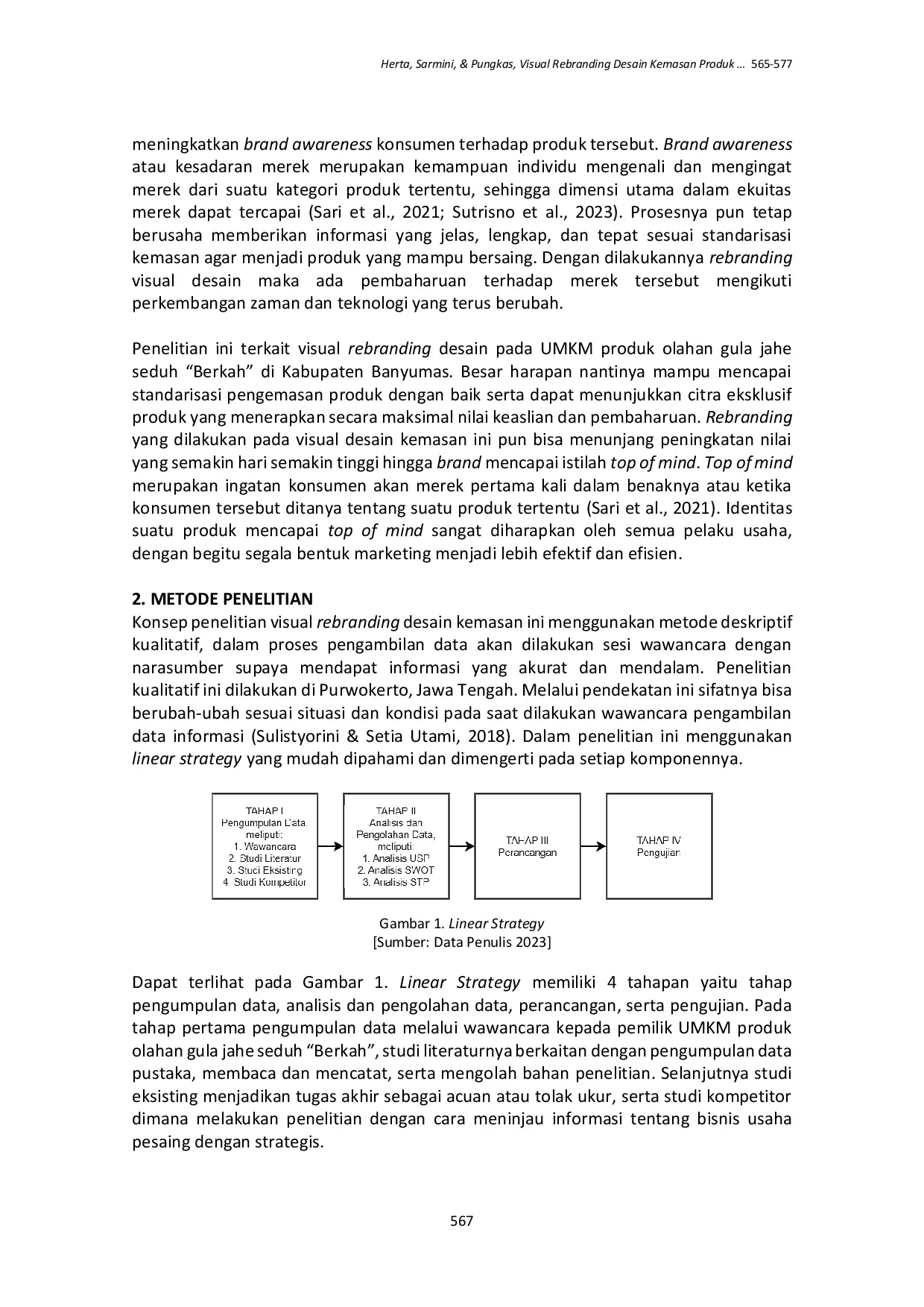 JURIS Visual Rebranding Desain Kemasan Produk Olahan Gula Jahe Seduh UMKM Berkah di Kabupaten Banyumas