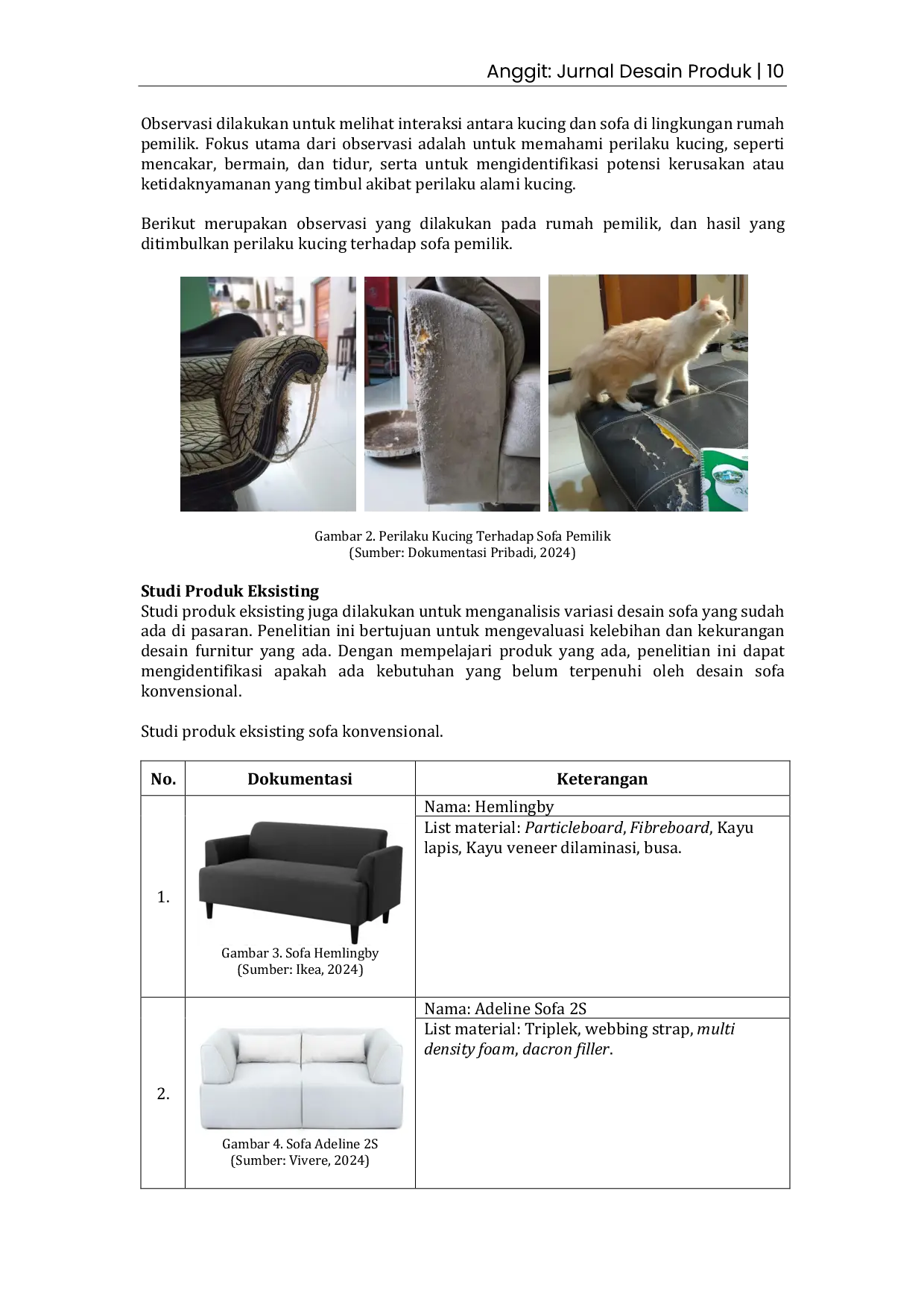 JURIS Analisis Desain Modular Pada Sofa Untuk Memenuhi Kebutuhan Kucing dan Pemilik
