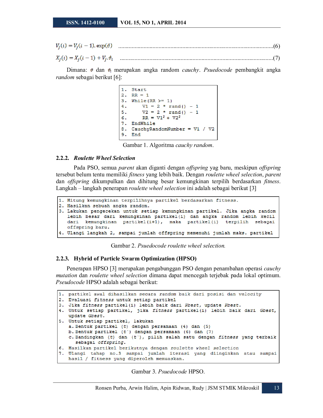 JURIS Fragile Image Watermarking Berbasis DCT dengan Operator Evolusi Hybrid of Particle Swarm Optimization