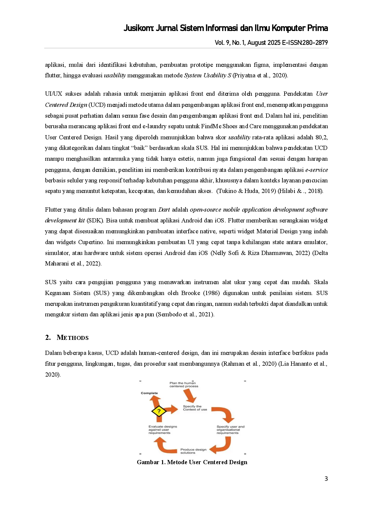 juris Desain Front End Aplikasi E Laundry Sepatu FindMe Shoes and Care dengan Metode User Centered Design