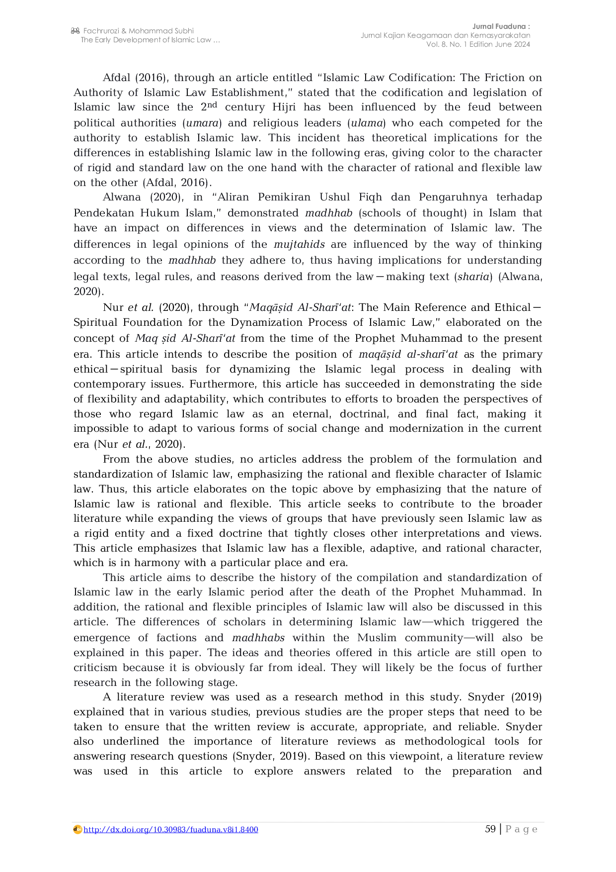 JURIS The Early Development of Islamic Law Examining the Rational and Flexible Nature of Compilation and Standardization