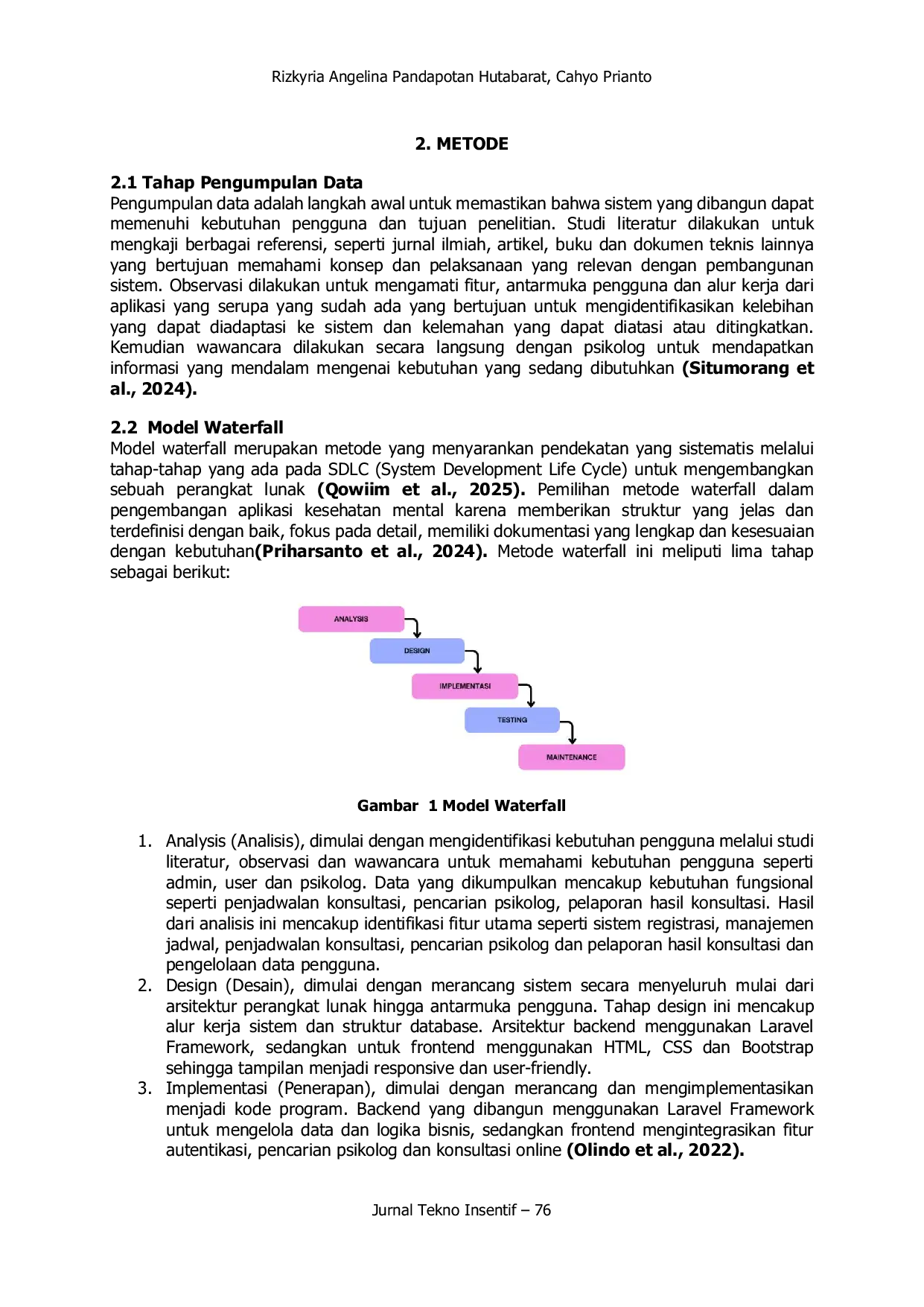 JURIS Pengembangan Aplikasi Konsultasi Kesehatan Mental Untuk Meningkatkan Aksesibilitas