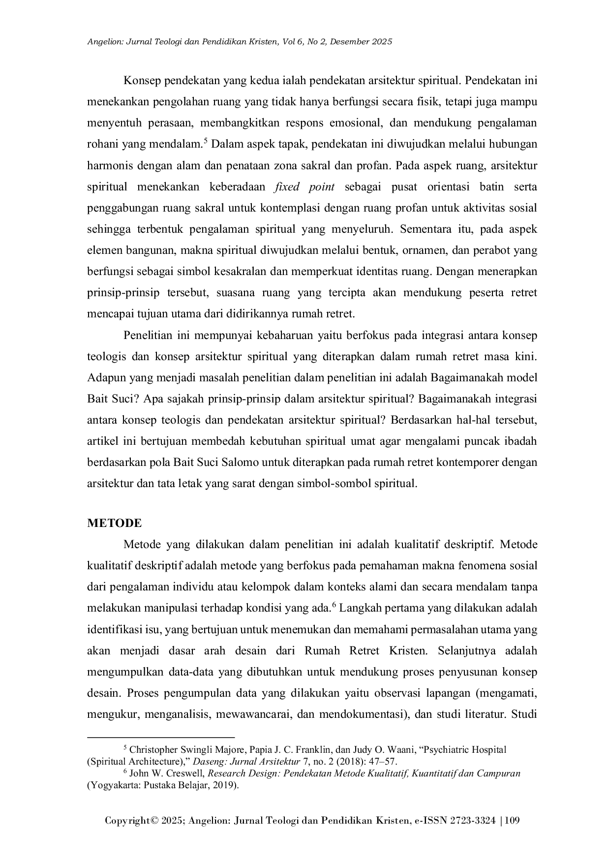 JURIS Model Bait Suci Yerusalem dan Penerapannya dalam Arsitektur Spiritual Rumah Retret Kristen