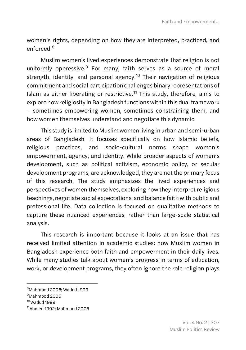 JURIS Faith and Empowerment among Bangladeshi Muslim Women