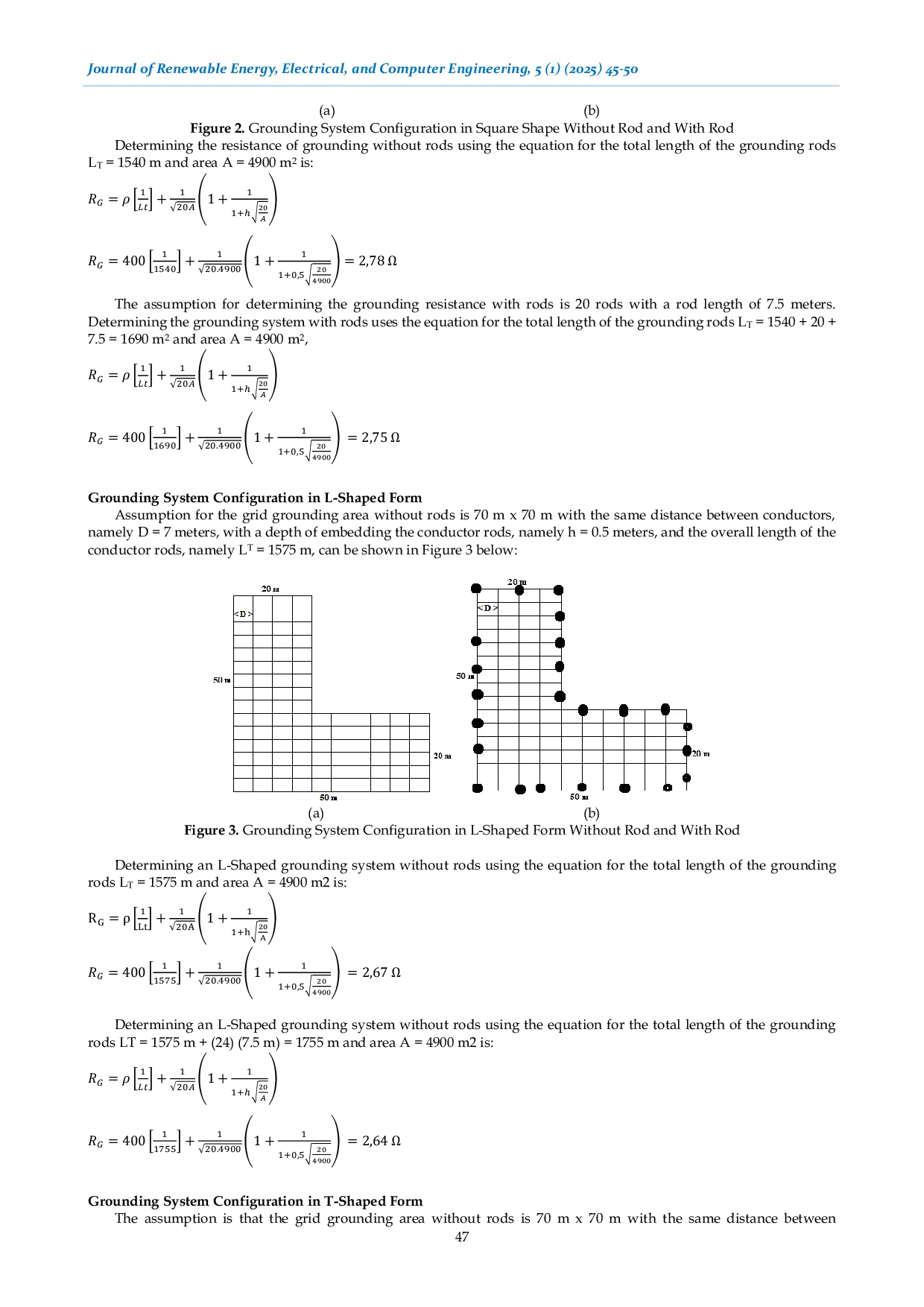 JURIS Calculation of the Effect of Substation Configuration on the Resistance Value of the Grounding System