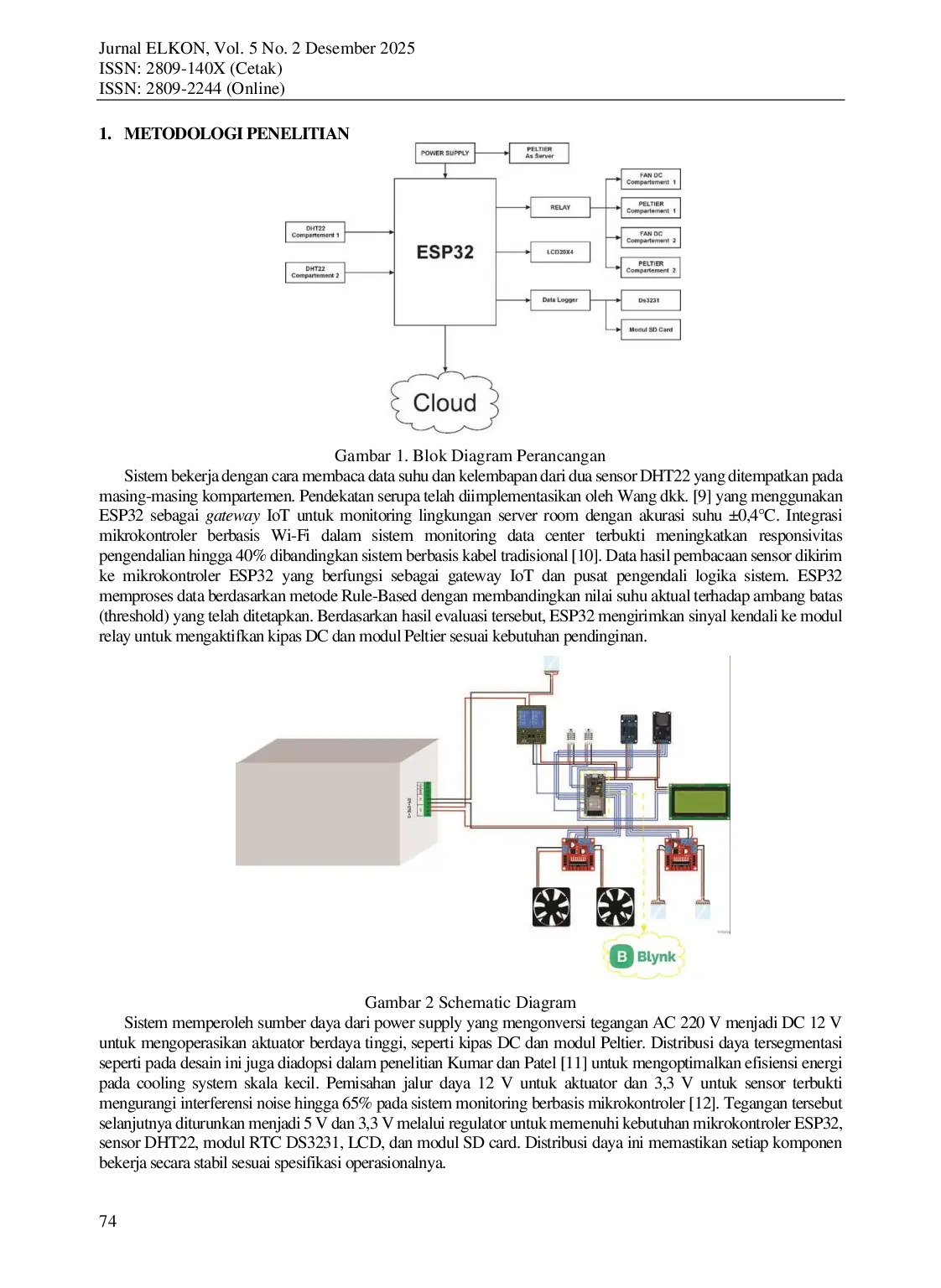 JURIS Rancang Bangun Alat Pengendali Temperature Menggunakan Metode Rule Based Pada Ruangan Data Center Berbasis Internet Of Things Iot