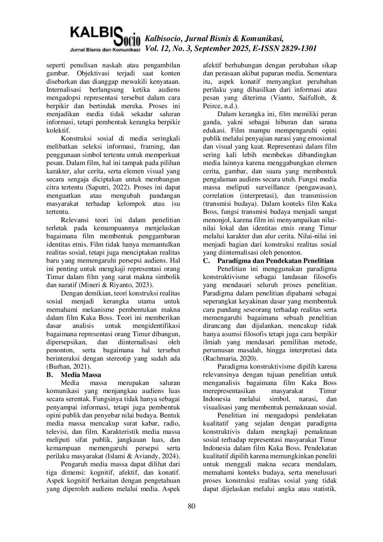 JURIS Penggambaran Orang Timur Dalam Film Kaka Boss