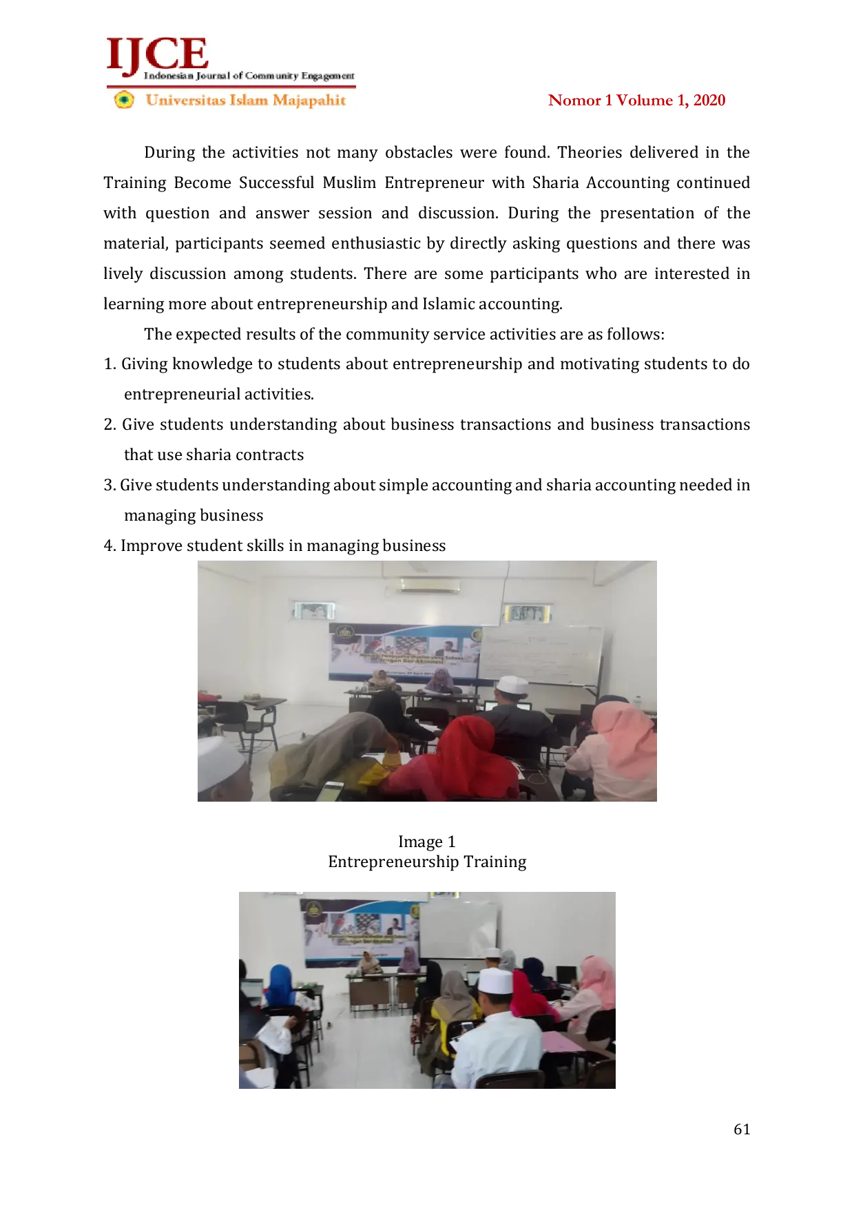 JURIS Training Become Successful Entrepreneur With Sharia Accounting At STAI Al Fithrah Surabaya