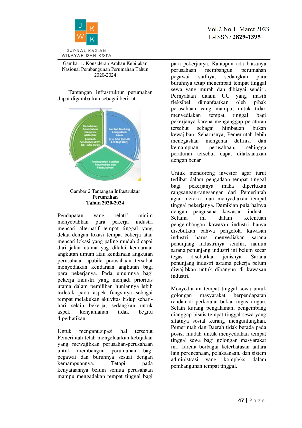 JURIS Strategi Penyediaan Perumahan Bagi Pekerja Industri Studi Kasus di Kabupaten Bekasi