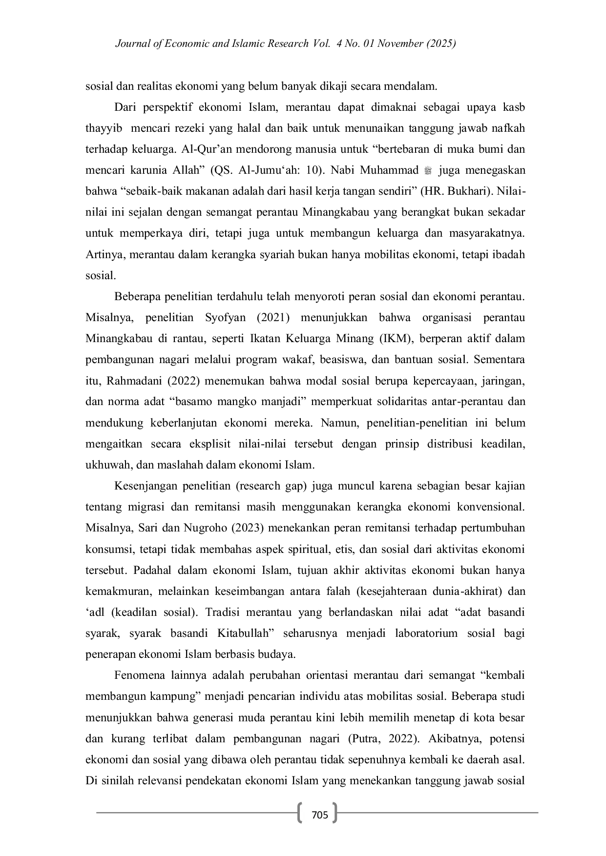 JURIS Tradisi Merantau Sebagai Sistem Sosial dan Ekonomi dalam Perspektif Ekonomi Islam