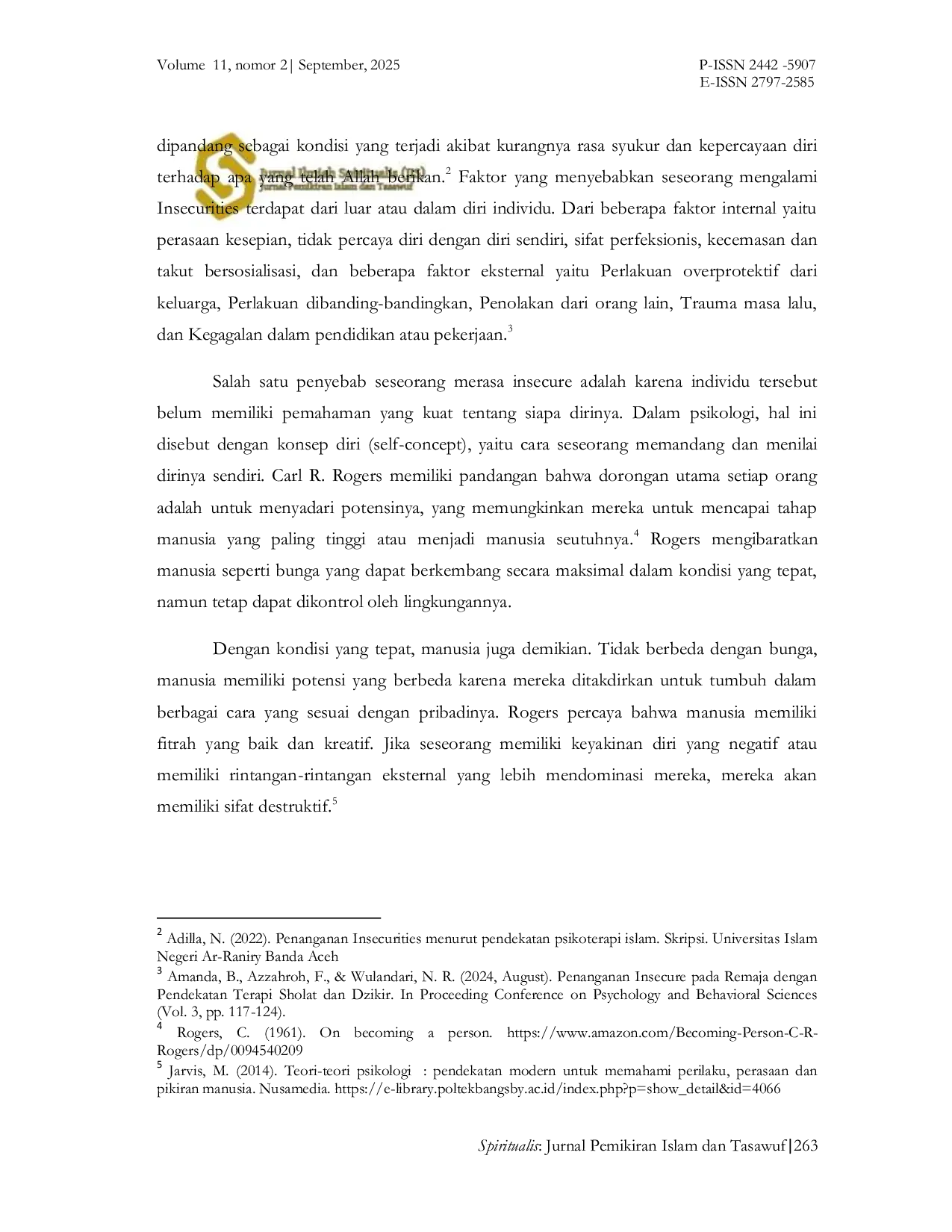 JURIS Insecure Sebagai Krisis Pemahaman Hakikat Manusia Mencari Jati Diri Diantara Jasad dan Ruh