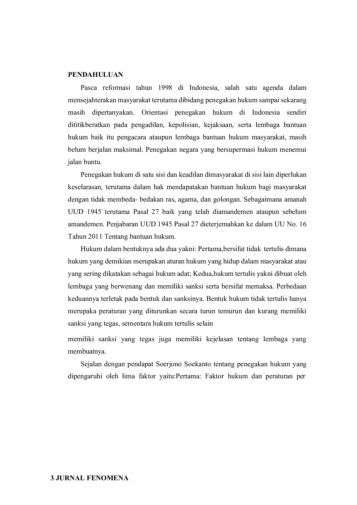 JURIS Implementasi Kebijakan Program Bantuan Hukum Bagi Masyarakat Tidak Mampu di Kabupaten Situbondo