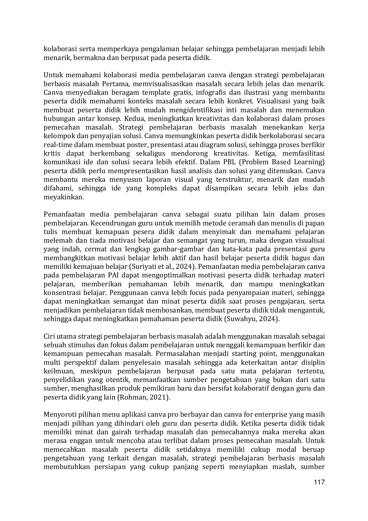 JURIS Media Pembelajaran Canva dalam Strategi Pembelajaran Berbasis Masalah Problem Based Learning