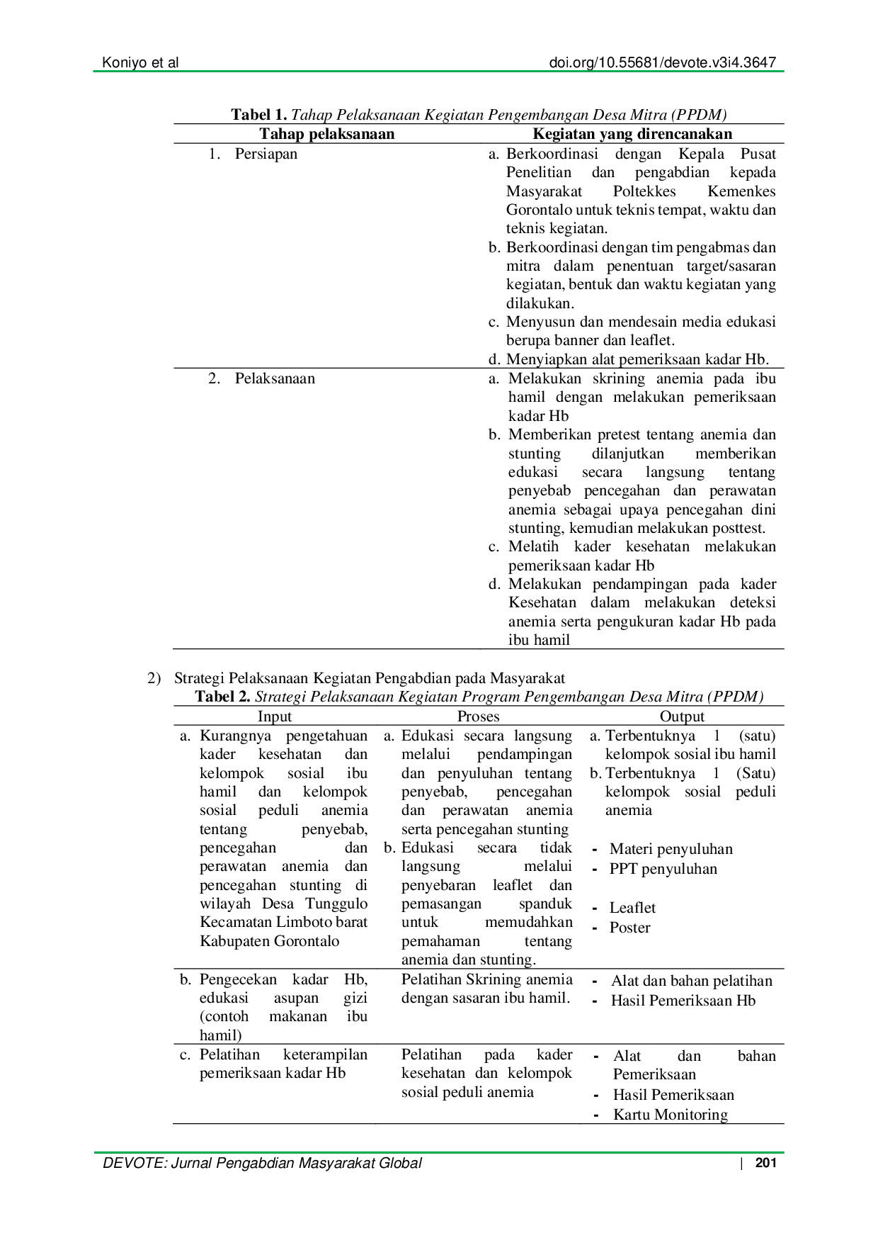 JURIS Pemberdayaan Kelompok Desa Mitra Ibu Hamil dan Kader dalam Meningkatkan Pengelolaan Ibu Hamil Sebagai Upaya Pencegahan Dini Stunting Di Desa Tunggulo Kecamatan Limboto Barat Kabupaten Gorontalo