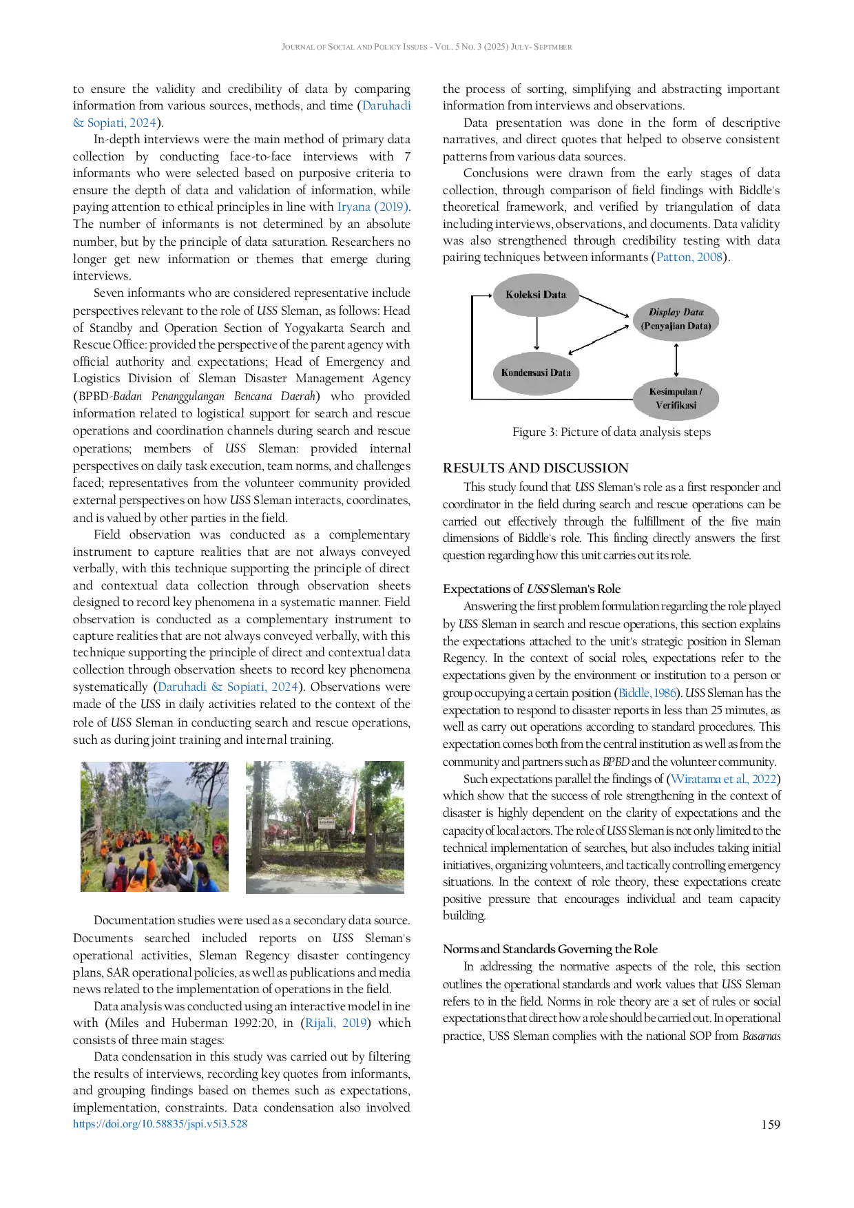 JURIS The Role of The Sleman SAR Response Unit in the Implementation of Search and Rescue Operations in Sleman Regency