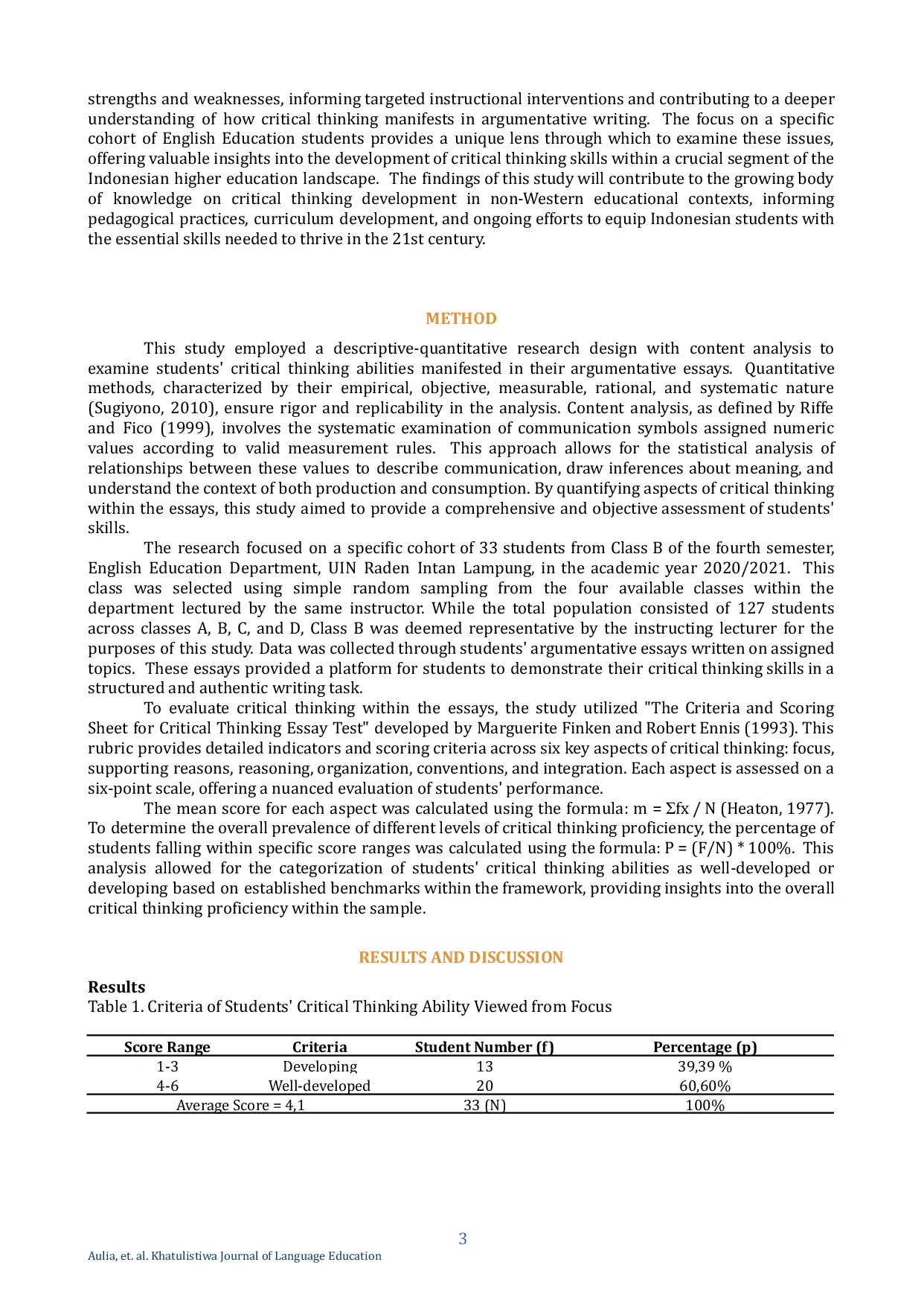 JURIS Investigating Critical Thinking Skills in Argumentative Essays of Indonesian University Students