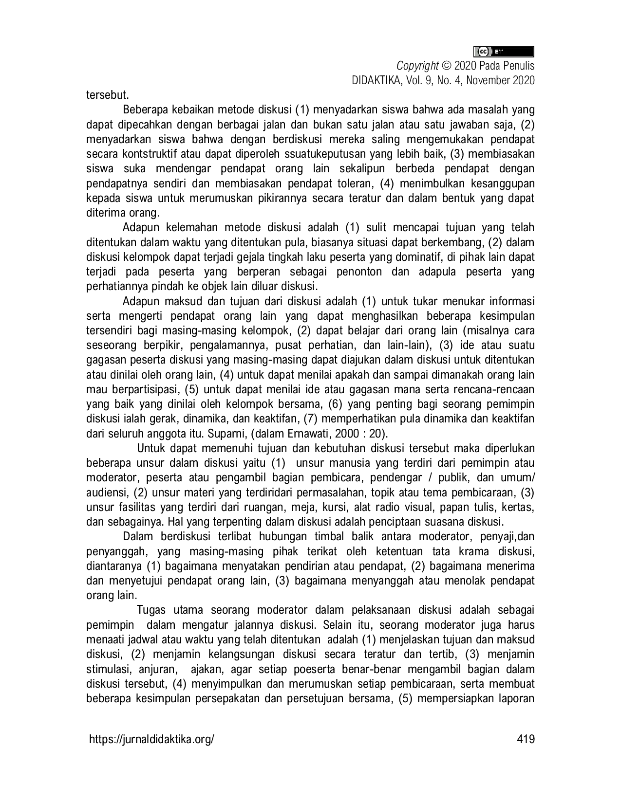 JURIS Metode Bertukar Gagasan dalam Pembelajaran Keterampilan Berbicara