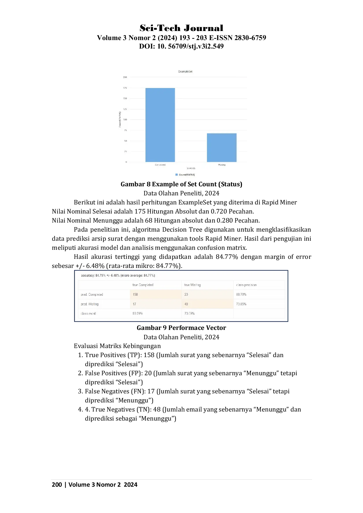 JURIS Analisis Pengelolaan Kearsipan Menggunakan Algoritma Machine Learning pada Fakultas Arsitektur Lansekap dan Teknologi Lingkungan Universitas Trisakti