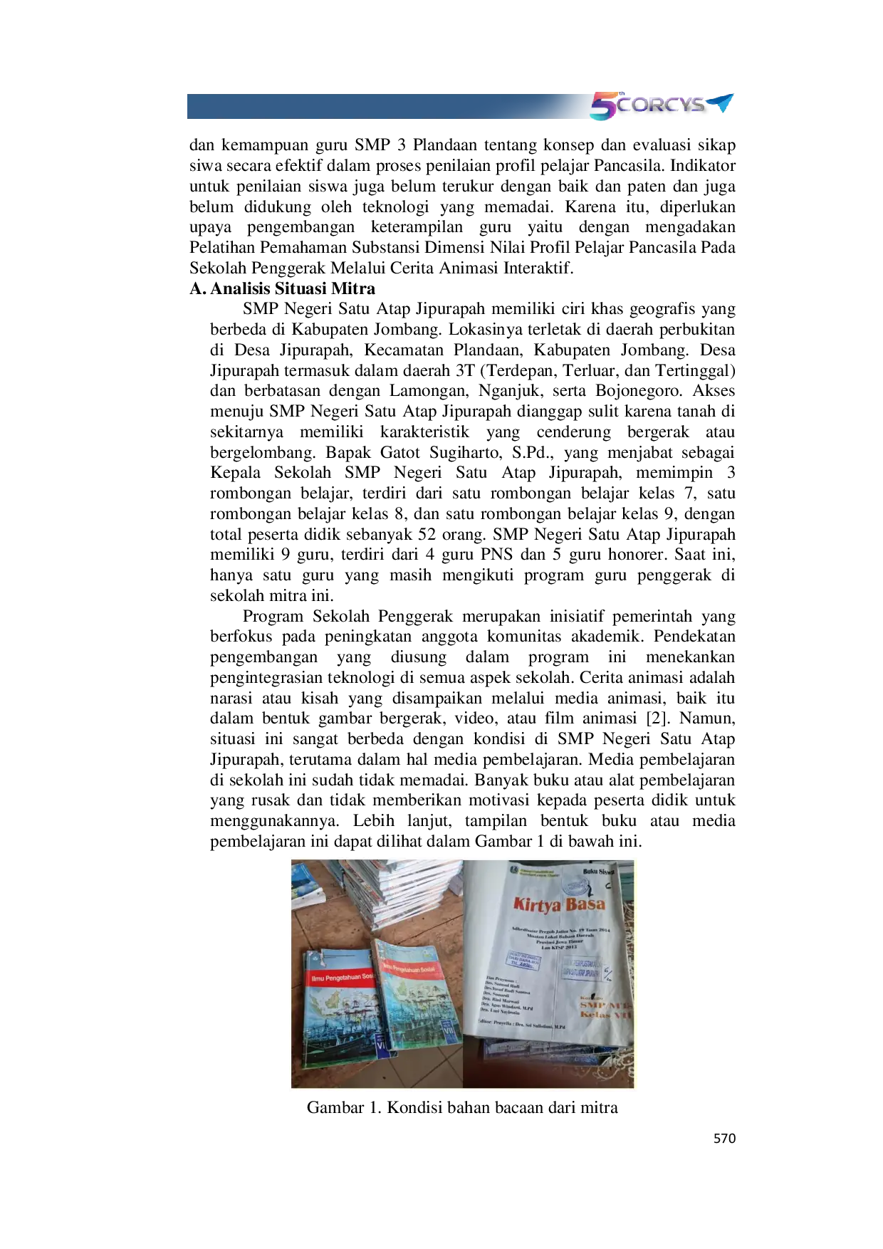 JURIS Pelatihan Pemahaman Substansi Dimensi Nilai Profil Pelajar Pancasila Pada Sekolah Penggerak Melalui Cerita Animasi Interaktif