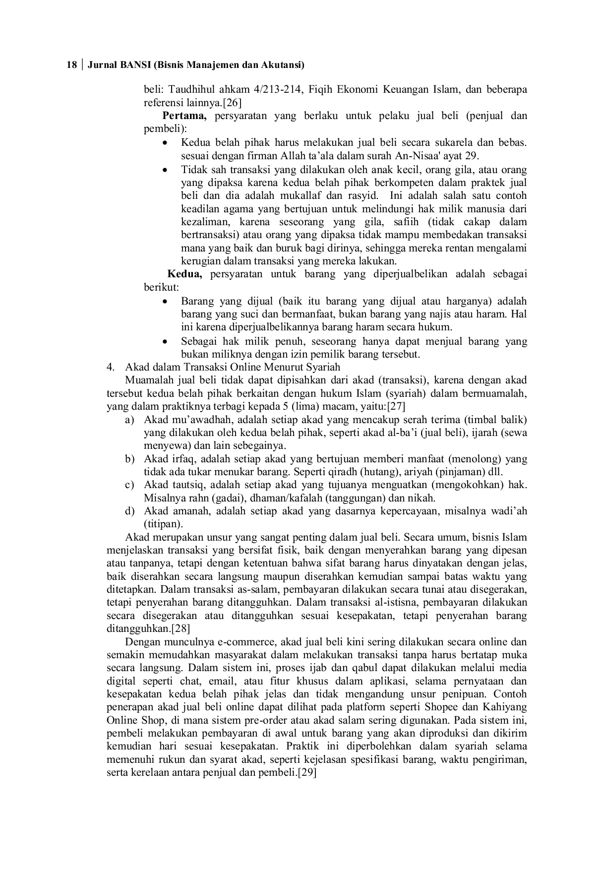 JURIS Analisis Hukum Jual Beli Online dalam Perspektif Syariat Islam