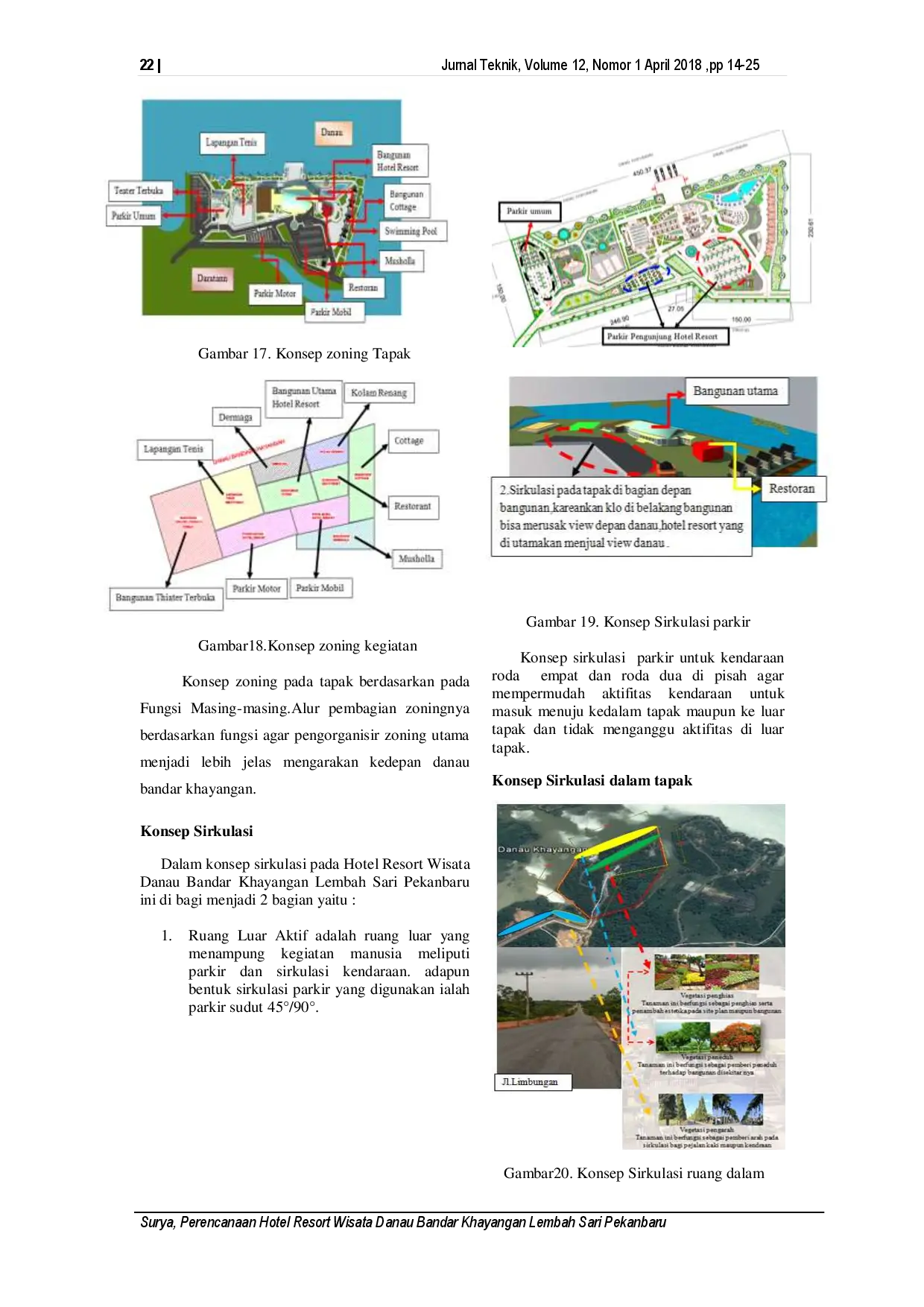 juris Perencanaan Hotel Resort Wisata Danau Bandar Khayangan Lembah Sari Pekanbaru