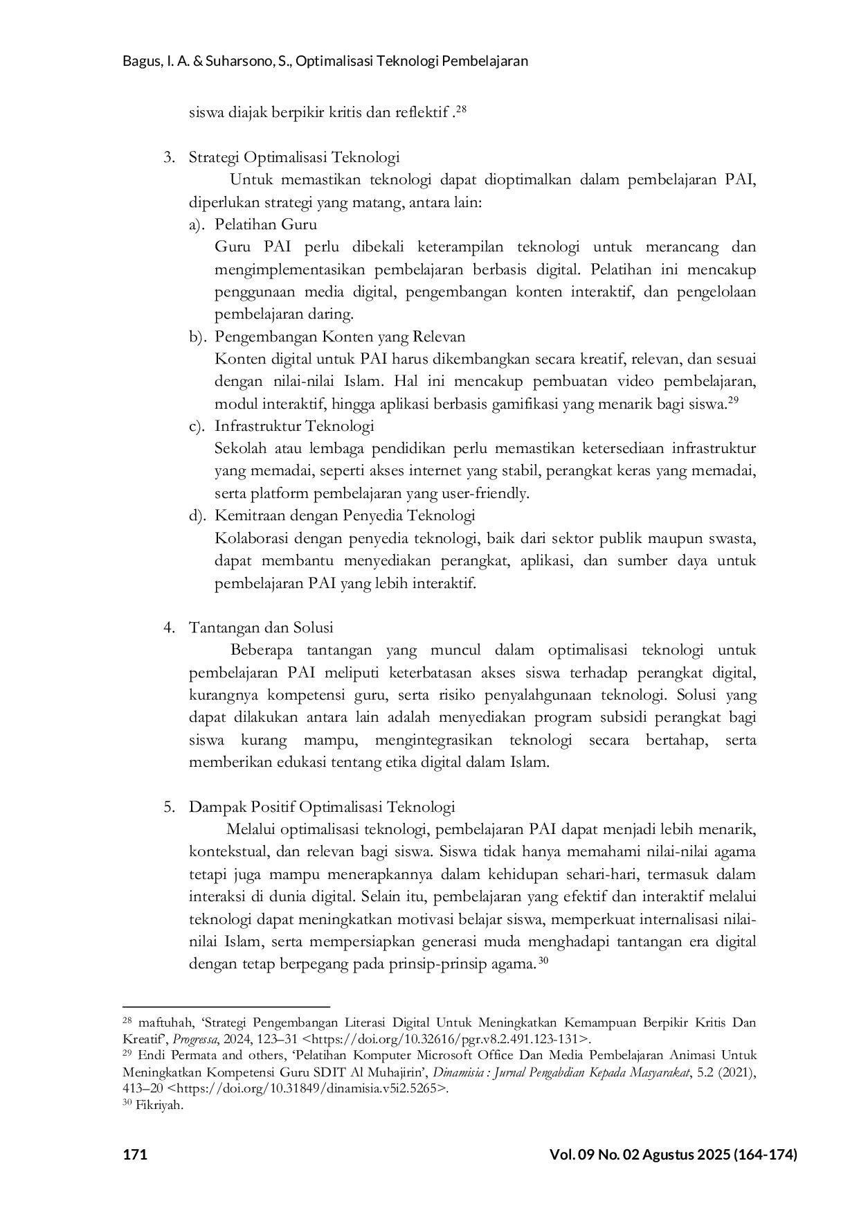 JURIS Optimalisasi Teknologi Pembelajaran Pendidikan Agama Islam