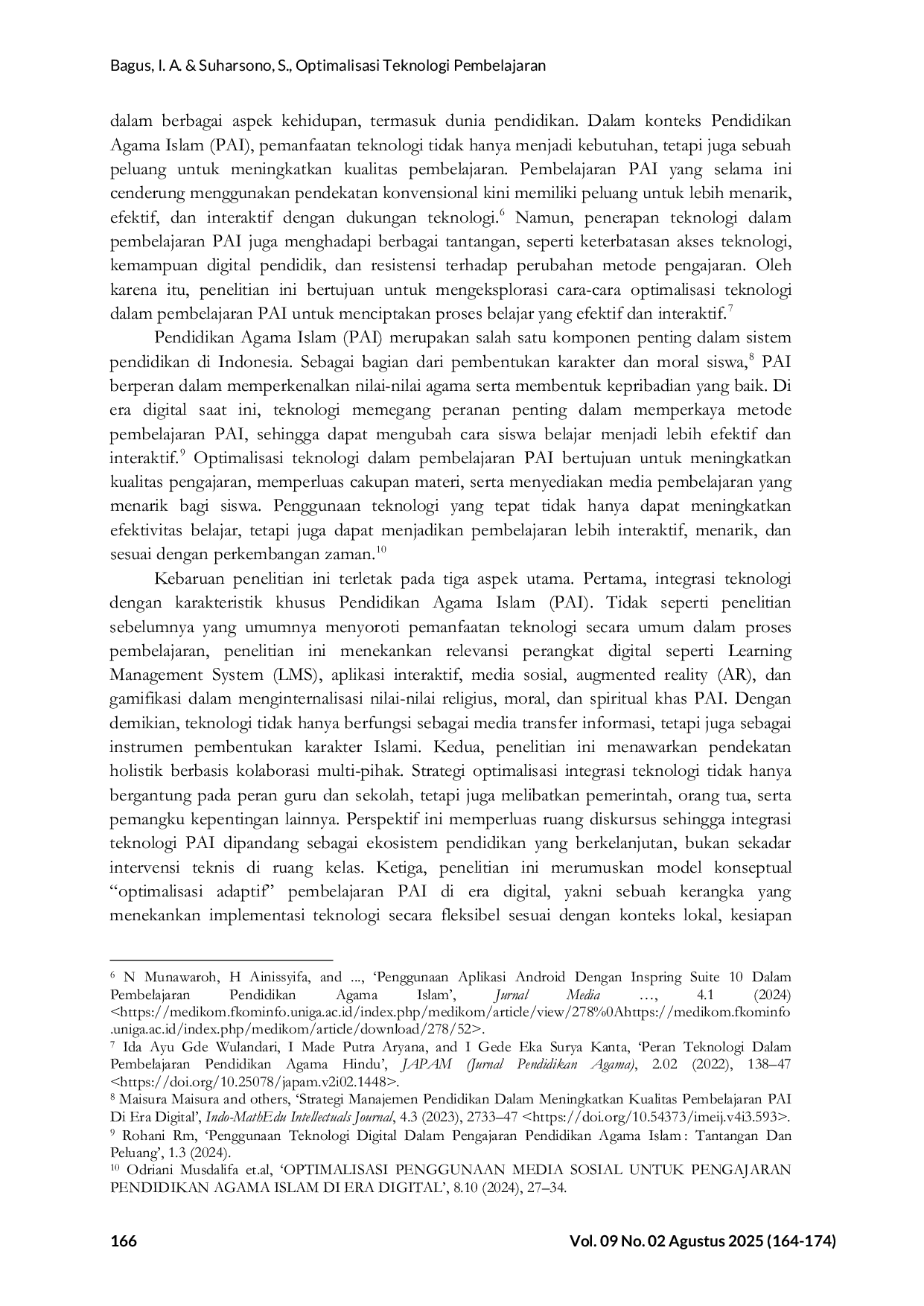 JURIS Optimalisasi Teknologi Pembelajaran Pendidikan Agama Islam