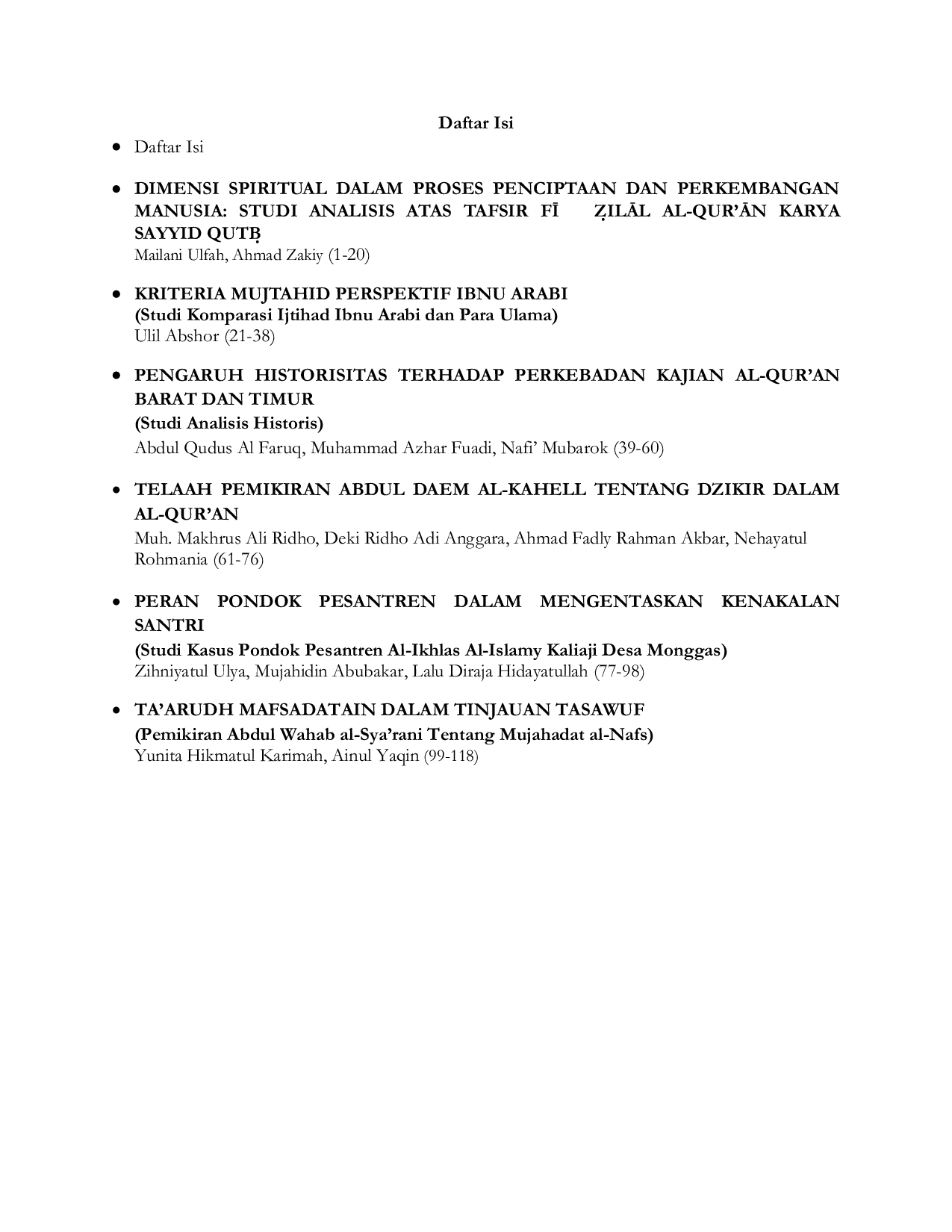 JURIS Dimensi Spiritual dalam Proses Penciptaan dan Perkembangan Manusia Studi Analisis atas Tafsir F Z ilAl Al Qur An Karya Sayyid Qutb