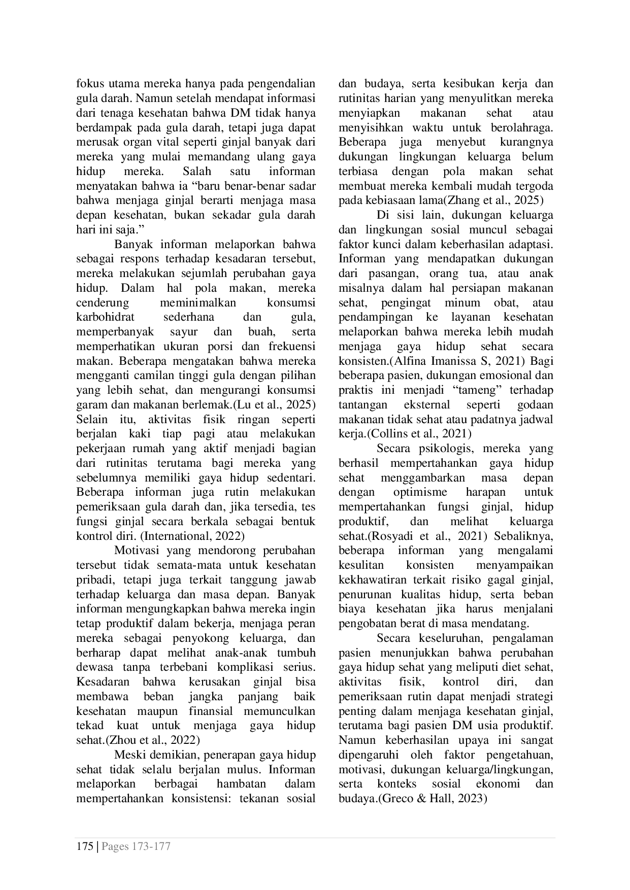 JURIS Experiences of Productive Age Diabetes Mellitus Patients in Maintaining Kidney Function through Healthy Lifestyle Changes