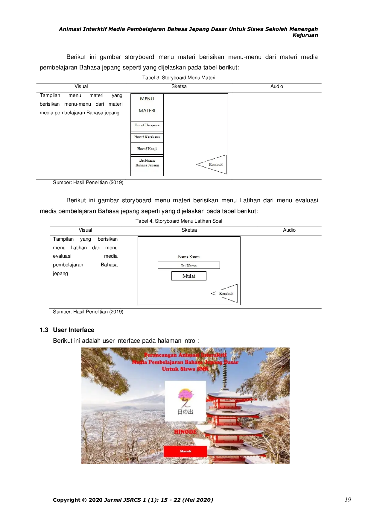 JURIS Animasi Interktif Media Pembelajaran Bahasa Jepang Dasar Untuk Siswa Sekolah Menengah Kejuruan