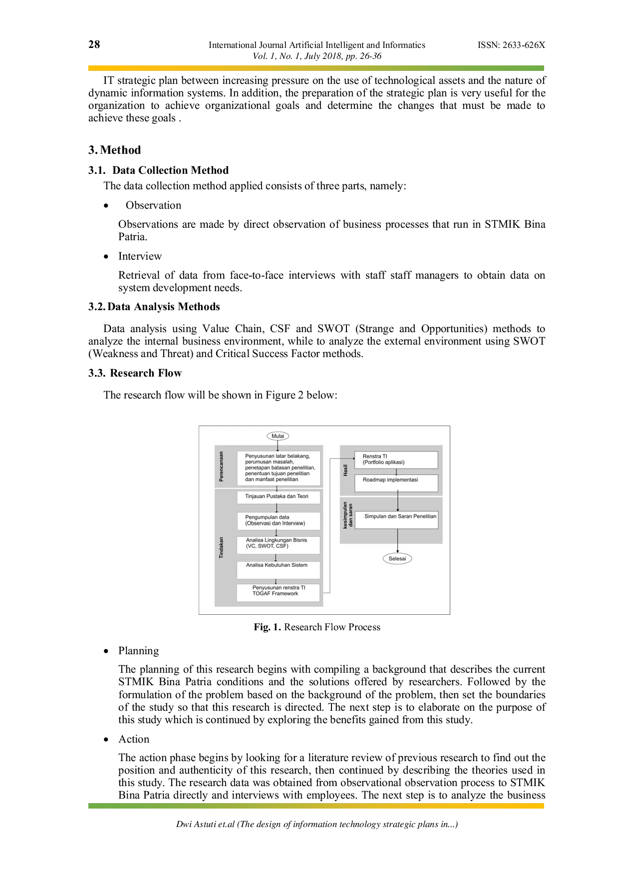 JURIS The design of information technology strategic plans in educational institutions