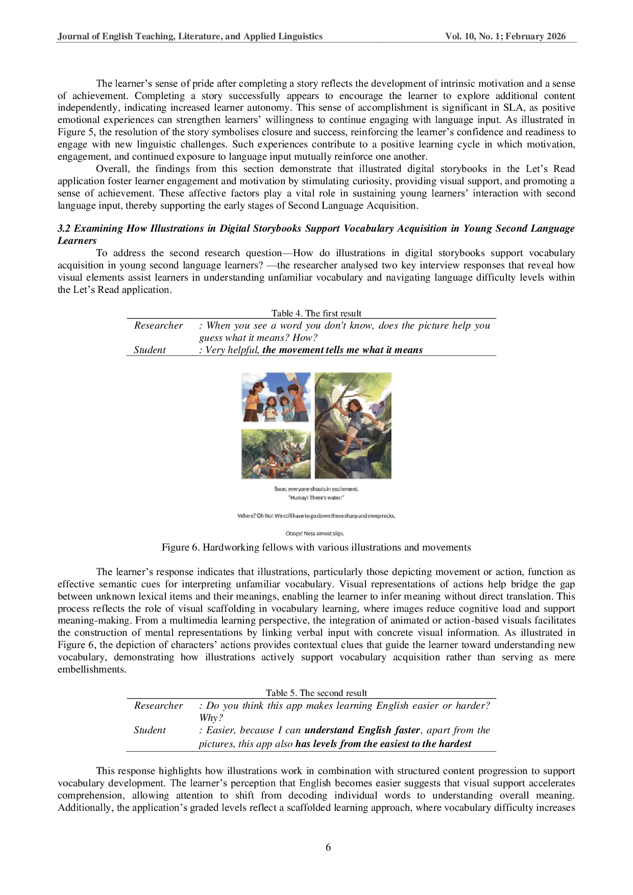 JURIS The Role of Illustrated Digital Storybooks in Supporting Second Language Acquisition A Qualitative Analysis Using the Let s Read App