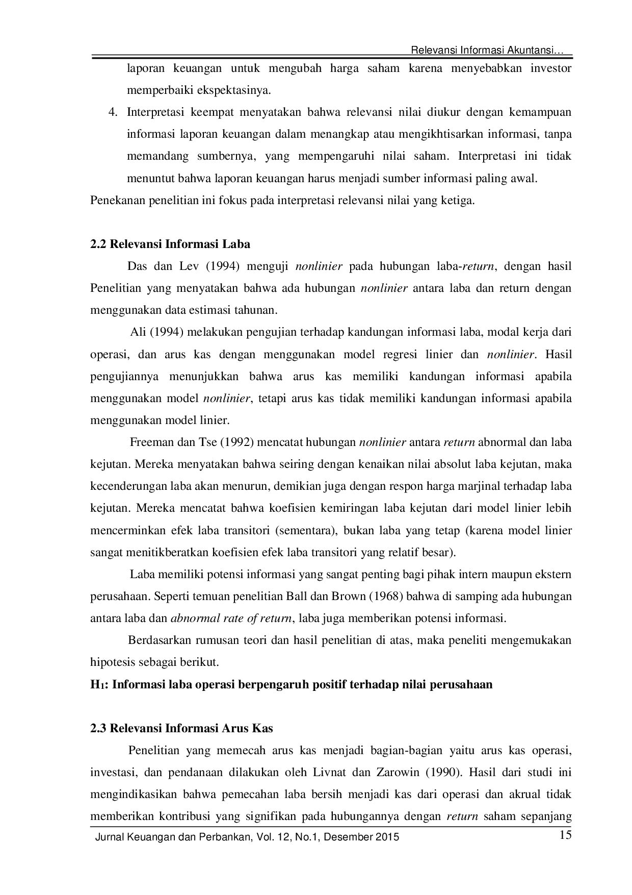 JURIS Relevansi Informasi Akuntansi terhadap Nilai Perusahaan Studi Komparasi Indonesia Local GAAP Vs Malaysia IFRS NFC