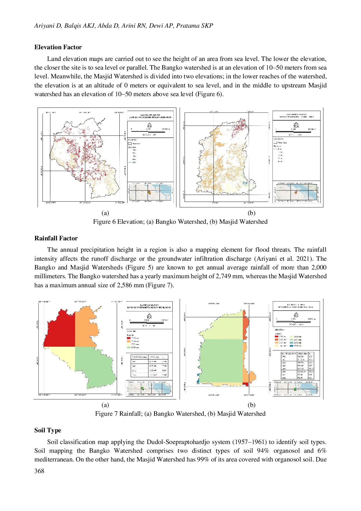 juris Flood Hazard Mapping Using QGIS Spatial Analysis in Bangko and Masjid Watershed at Riau Indonesia