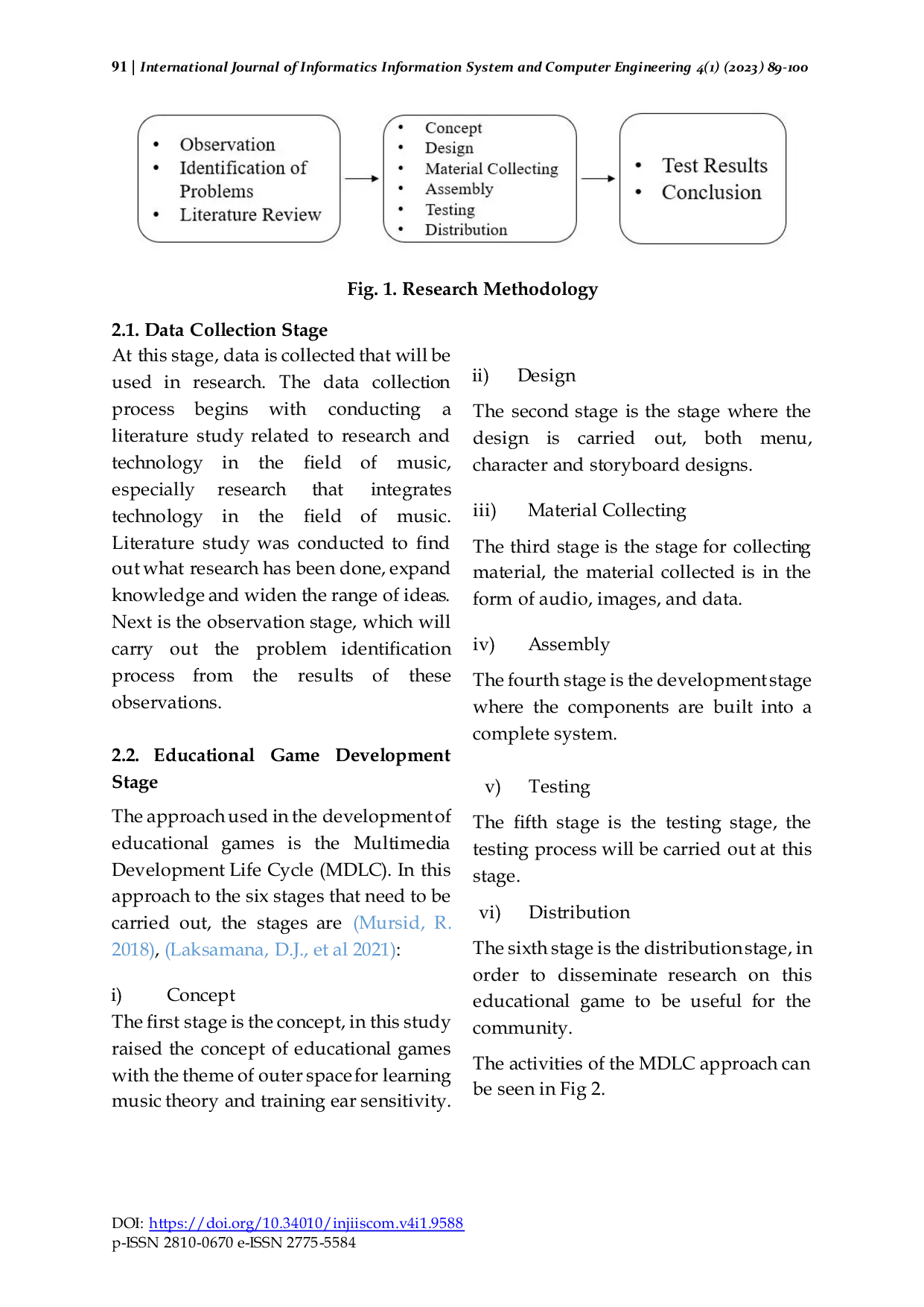 JURIS Development of an Educational Training Game for Ear Sensitivity of Intervals