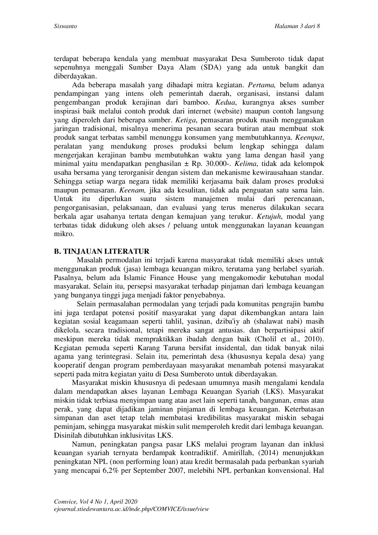 juris Pengembangan Rumah Keuangan Islam Menuju Kemandirian Masyarakat Pedesaan