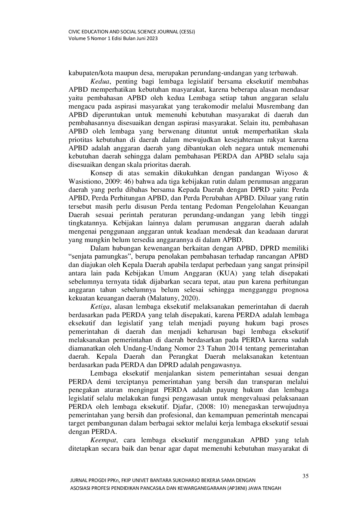 JURIS DINAMIKA INTERAKSI POLITIK Mengurai Proyeksi Pembuatan APBD dan RANPERDA di Kabupaten Maluku Barat Daya