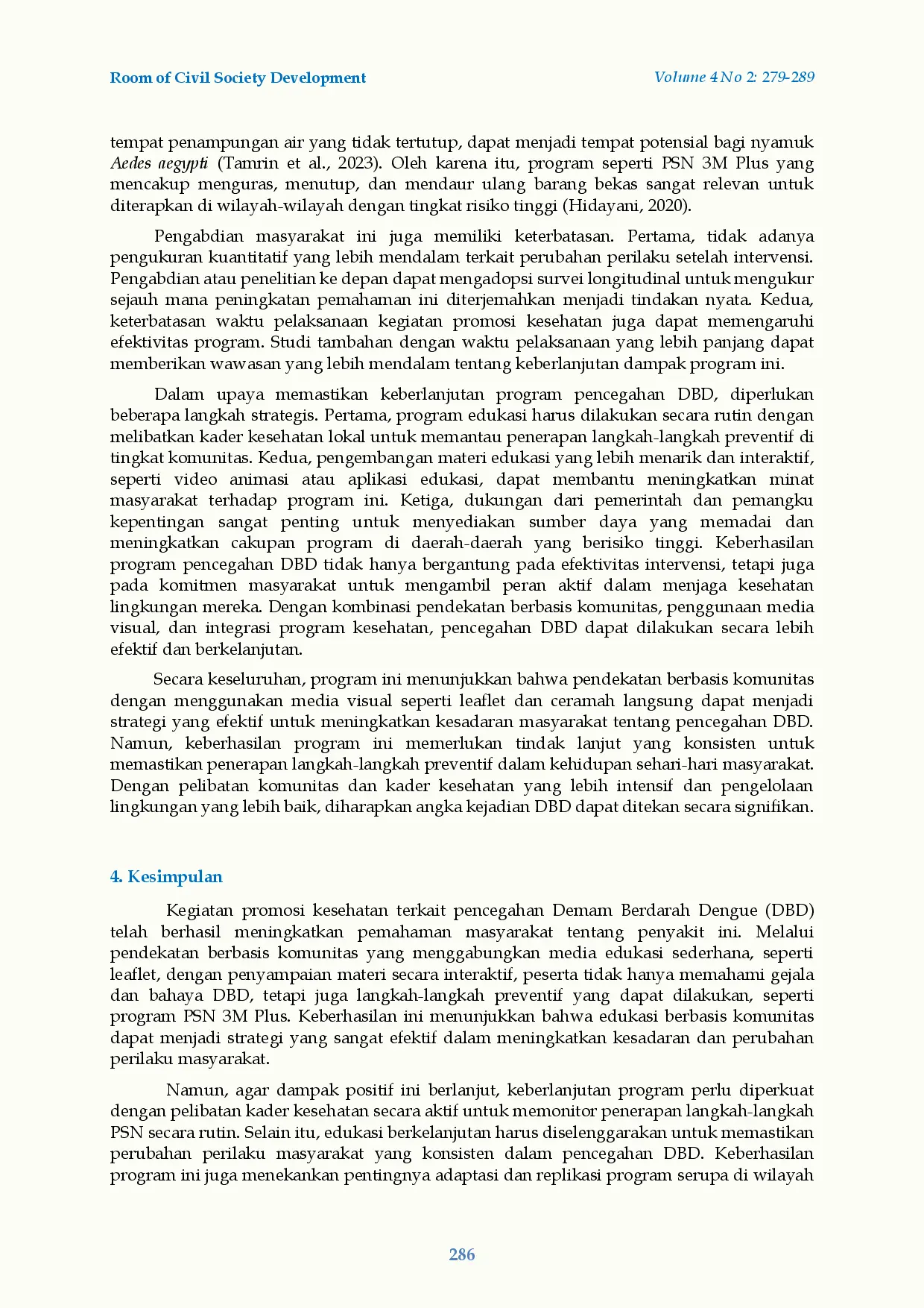 juris Implementasi Program Promosi Kesehatan 3M Plus Dalam Meningkatkan Kesadaran Kolektif Di Banjarnegara