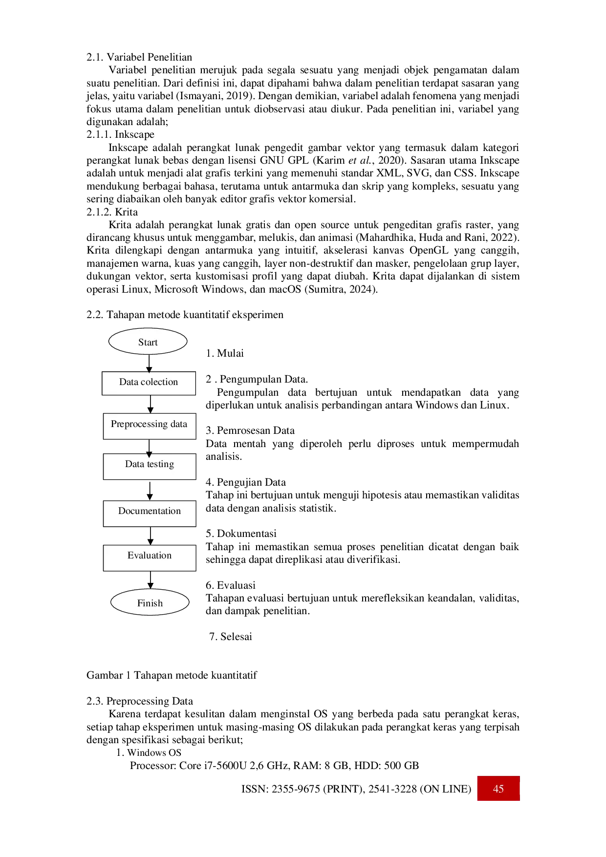 JURIS Perbandingan Optimasi Penggunaan Memory Untuk Aplikasi Desain Grafis Pada System Operasi Windows Dan Linux