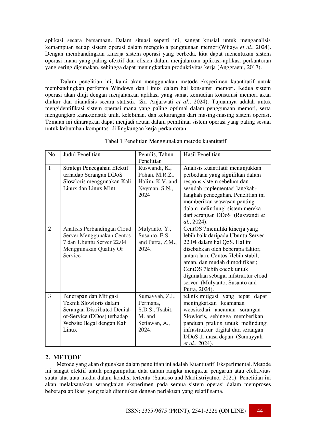 JURIS Perbandingan Optimasi Penggunaan Memory Untuk Aplikasi Desain Grafis Pada System Operasi Windows Dan Linux