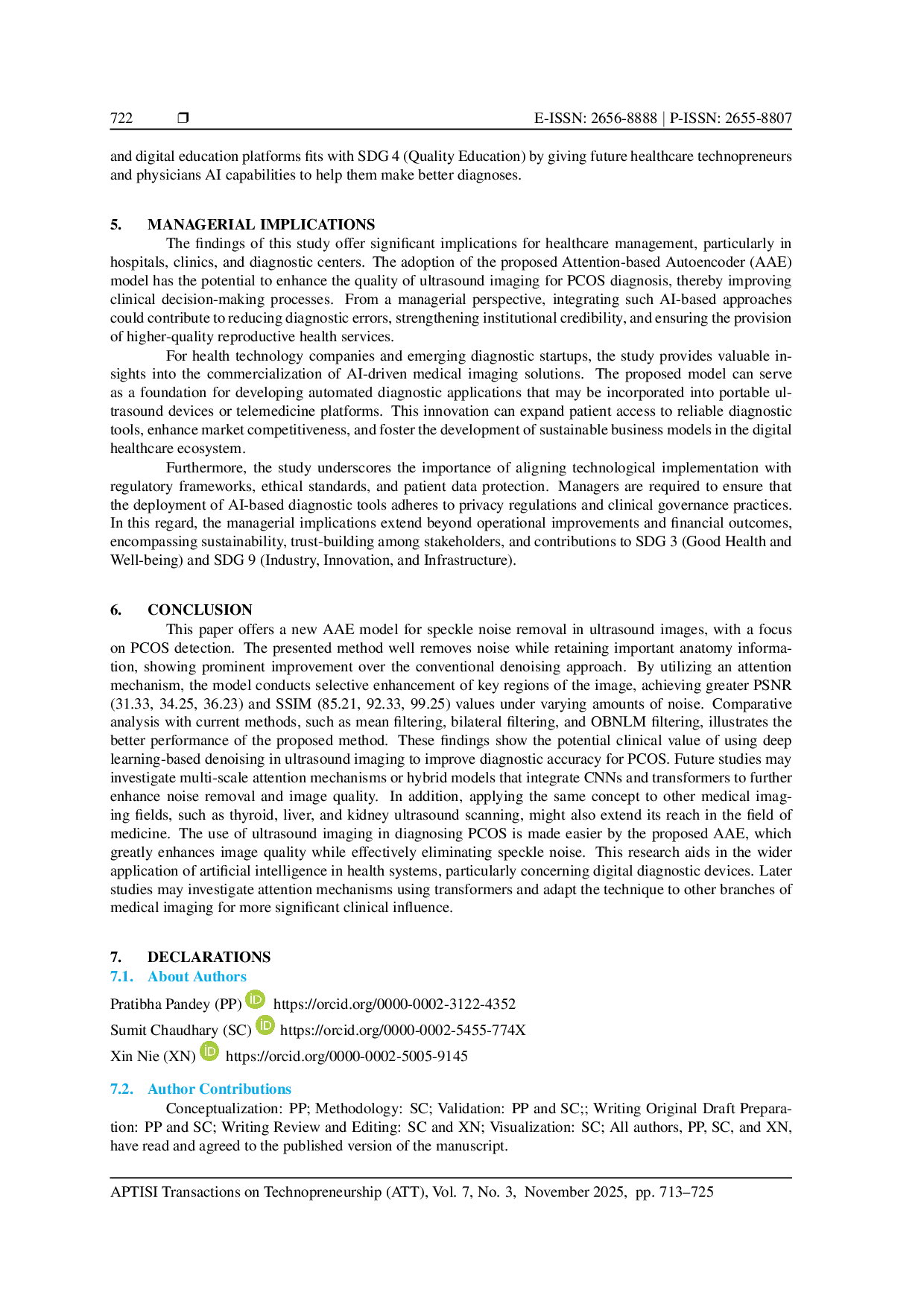 juris Technopreneurial Filtering Technique for Speckle Noise Reduction in Ultrasound Imaging of Polycystic Ovary Syndrome